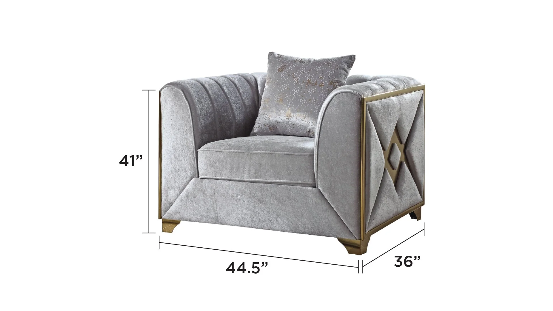 Velencia Chair Silver - Image 3