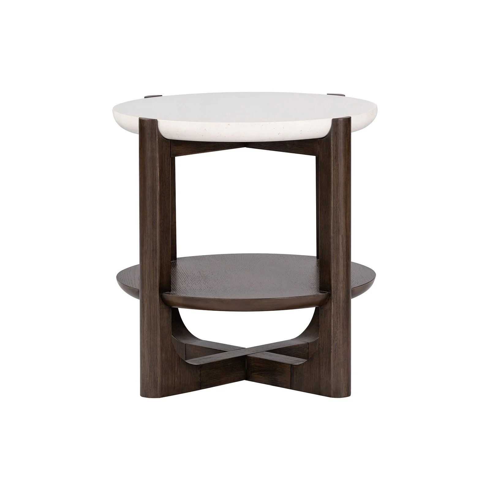 Vellara End Table w/ Stone Top - Image 3