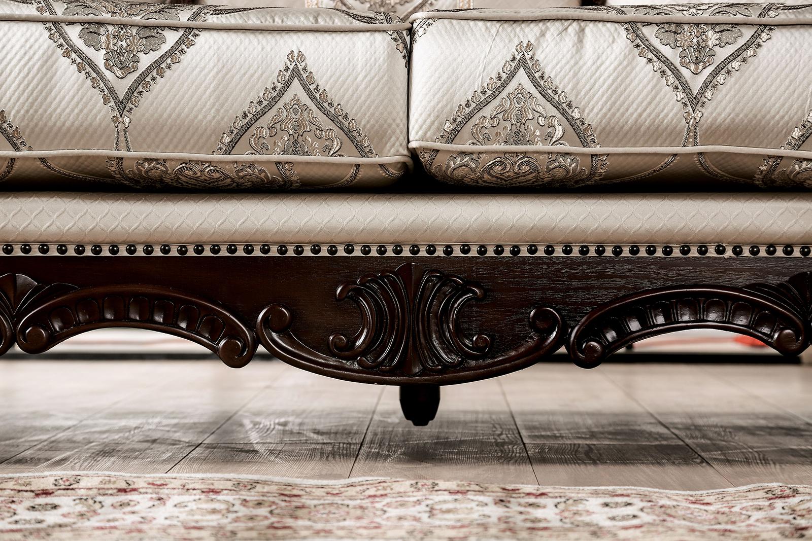 Veracruz Sofa, Dark Cherry/Beige - Image 7