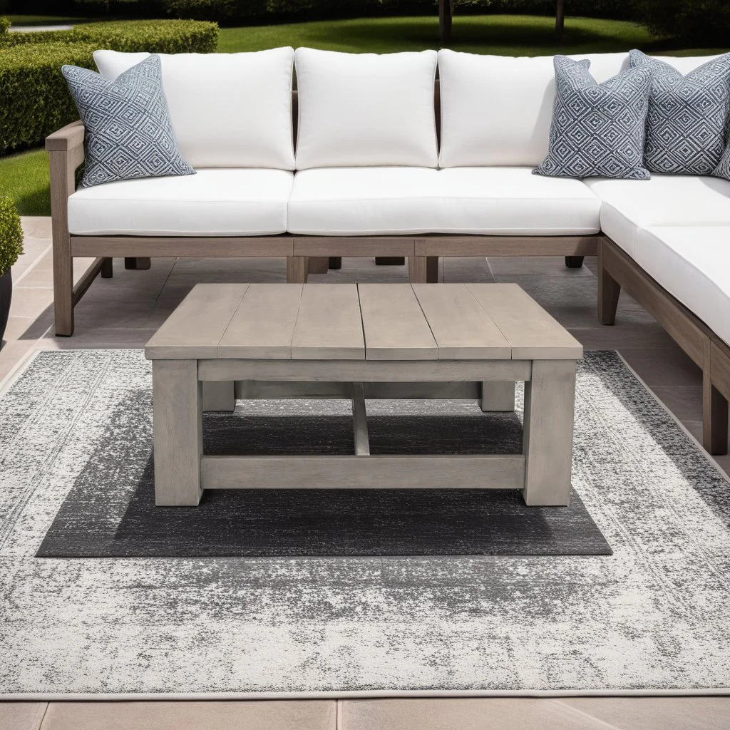 Verano Acacia Wood Outdoor Coffee Table in Brown - Image 6