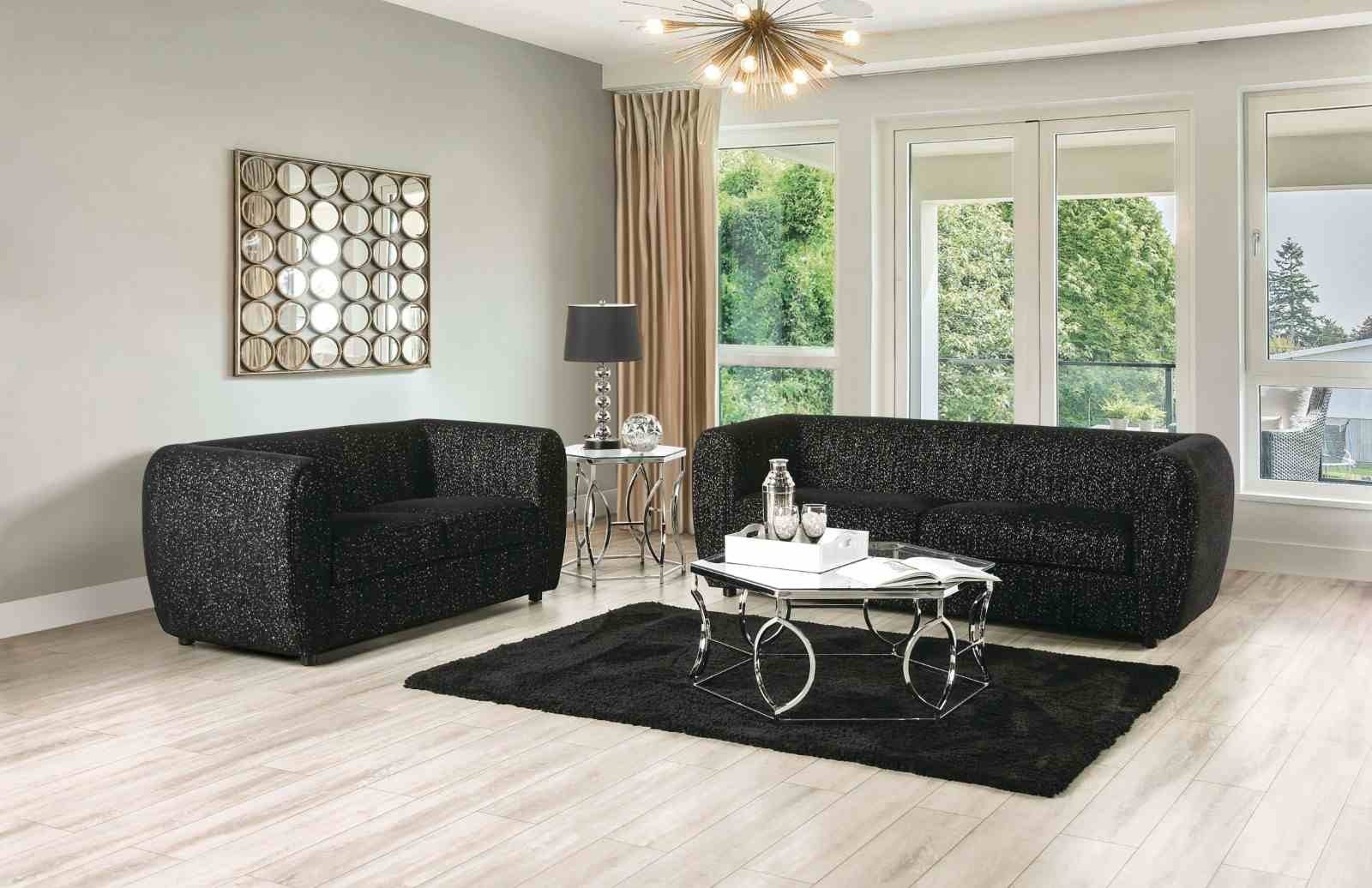 Verdal Loveseat, Black - Image 2