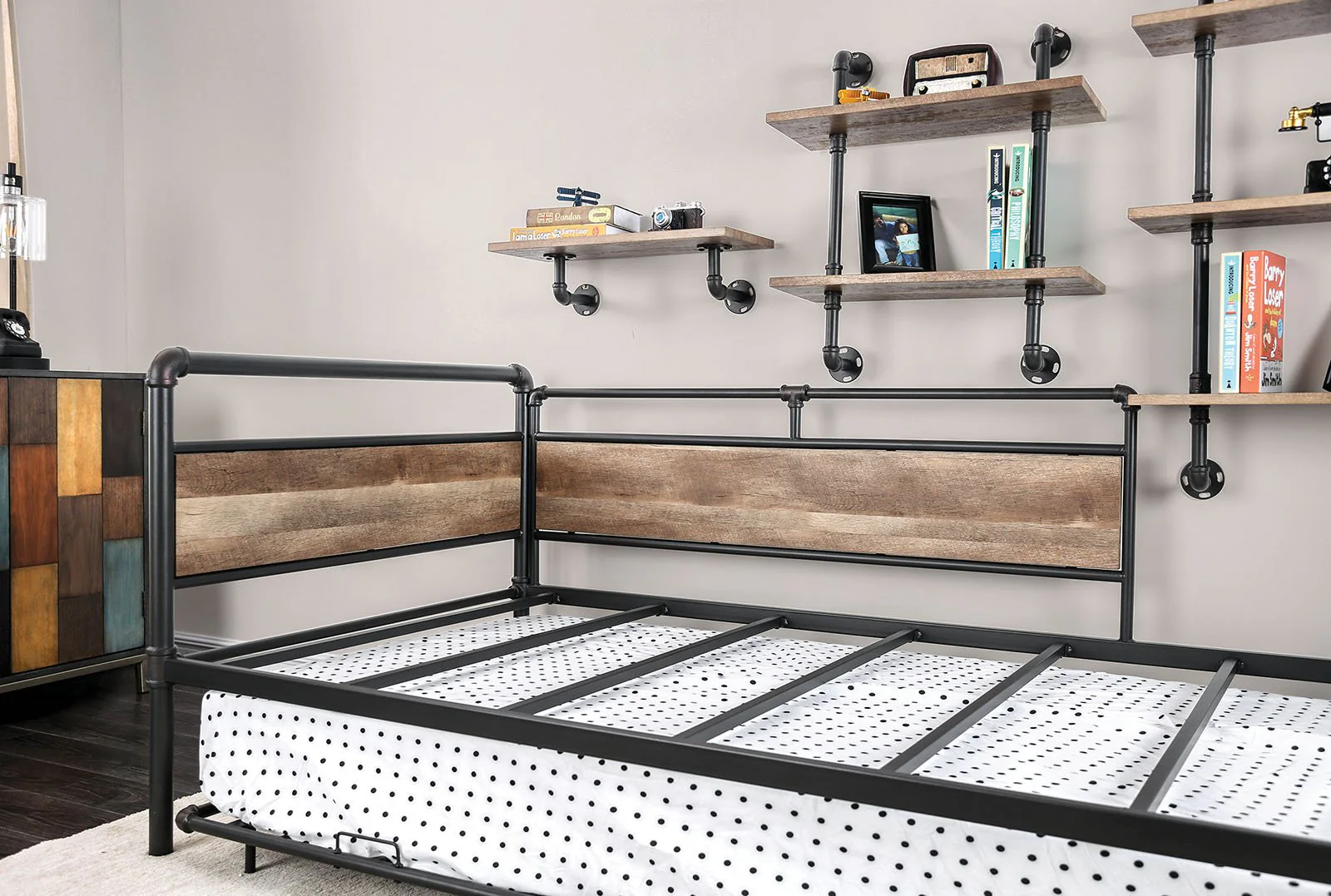 Vidar Daybed, Sand Black/Oak - Image 2