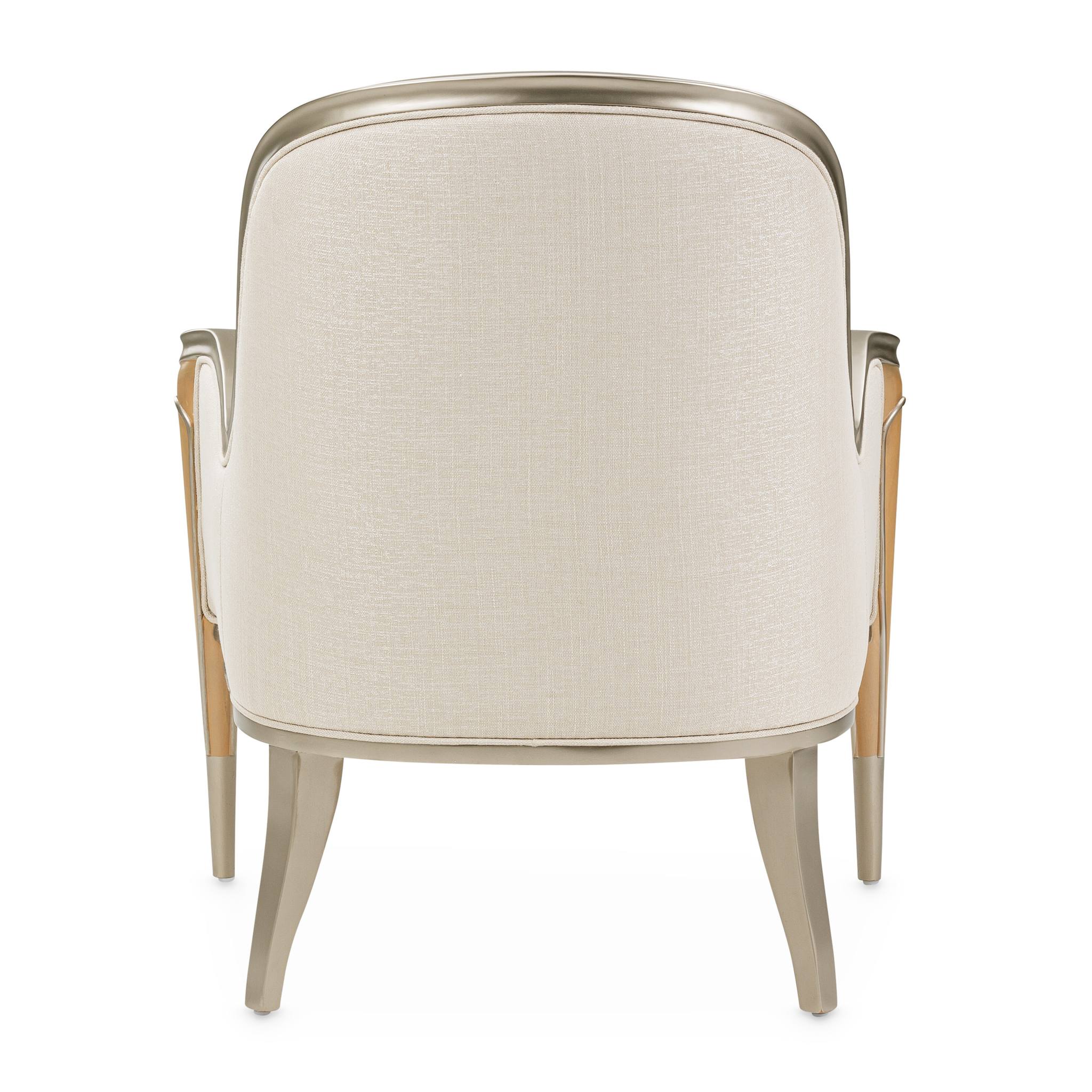 Villa Cherie Accent Chair - Pearl/Caramel - Image 5