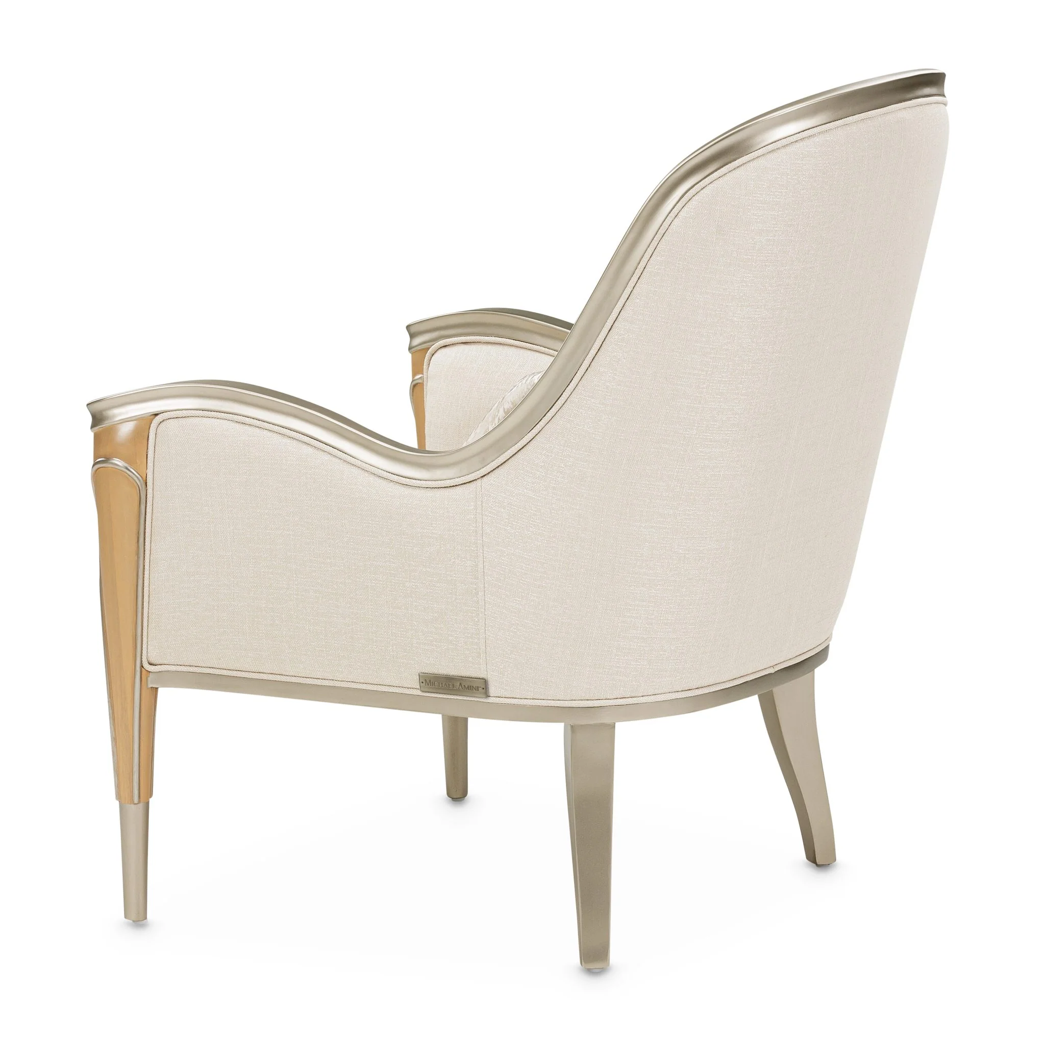 Villa Cherie Accent Chair - Pearl/Caramel - Image 6