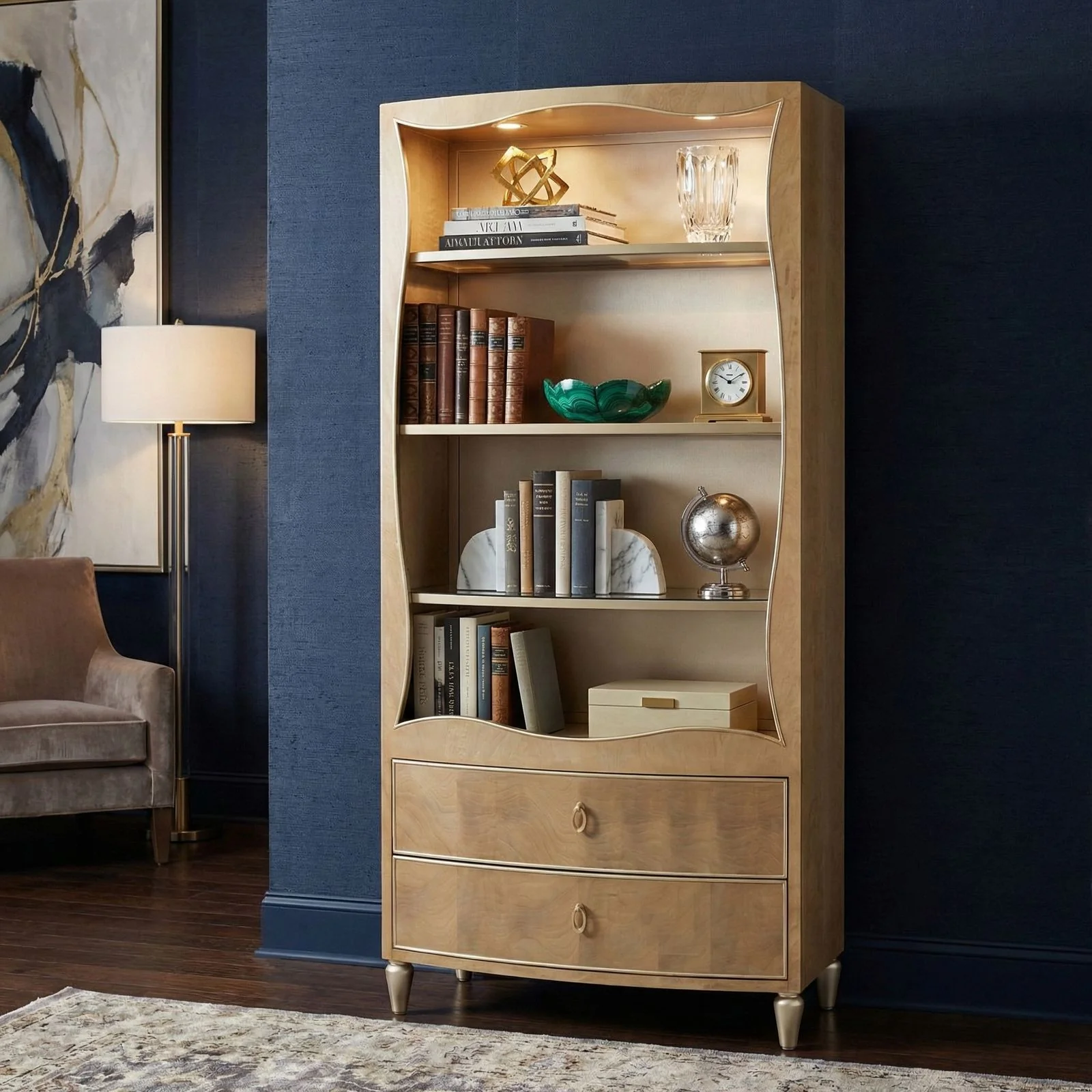 Villa Cherie Bookcase - Caramel - Image 7