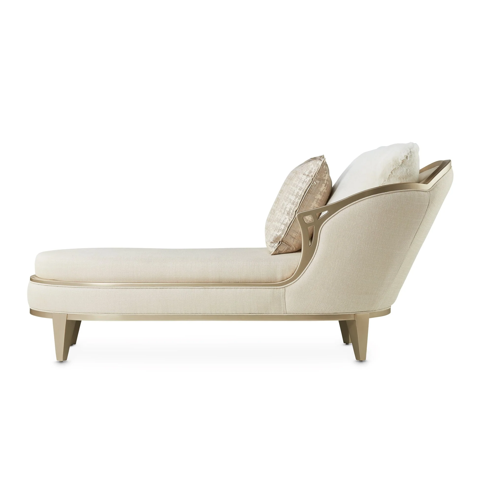 Villa Cherie Chaise - Pearl/Caramel - Image 6