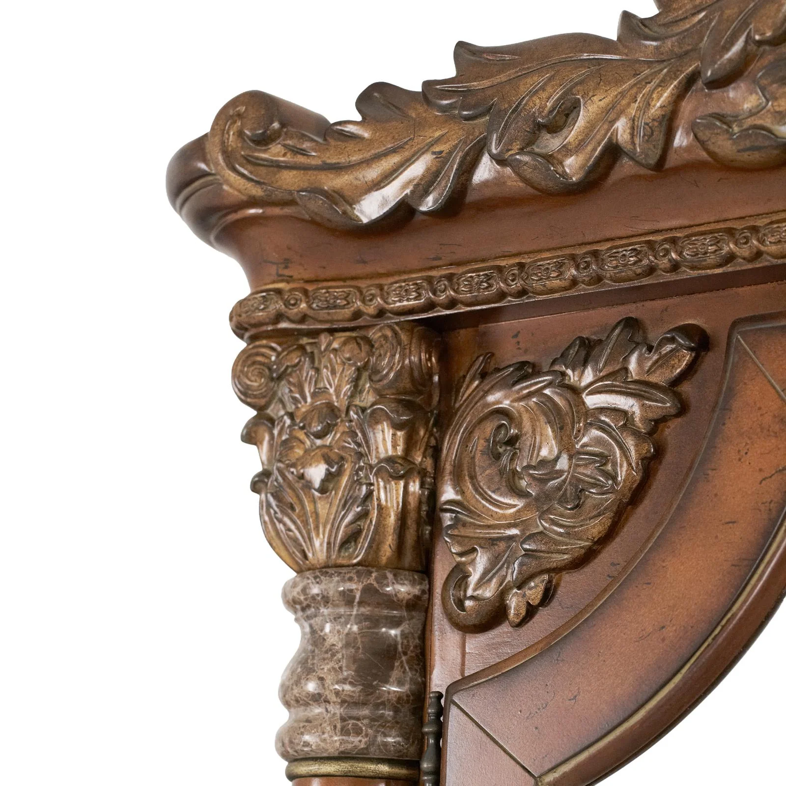 Villa Valencia Floor Accent Mirror - Classic Chestnut - Image 4