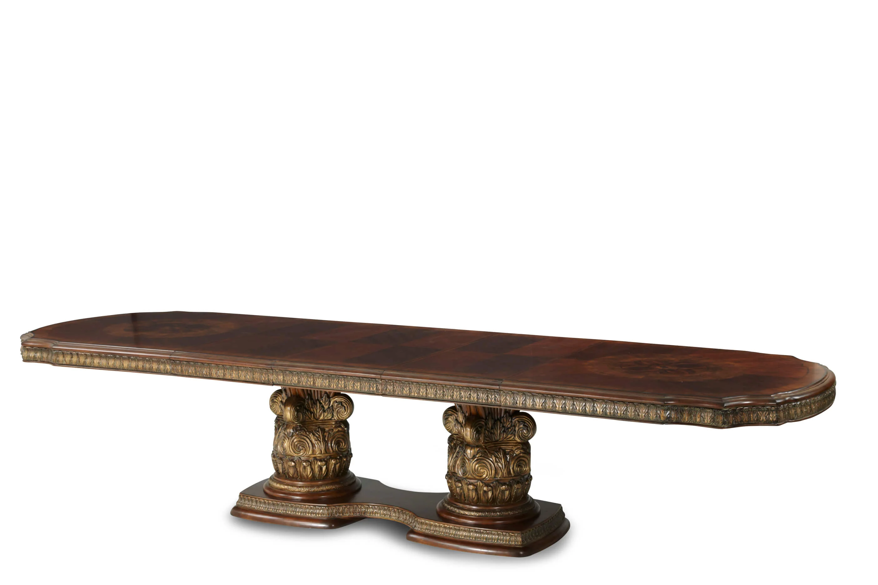 Villa Valencia Rectangular Dining Table - Classic Chestnut - Image 7