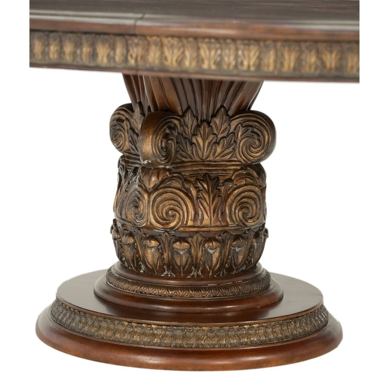 Villa Valencia Round Dining Table - Classic Chestnut - Image 7