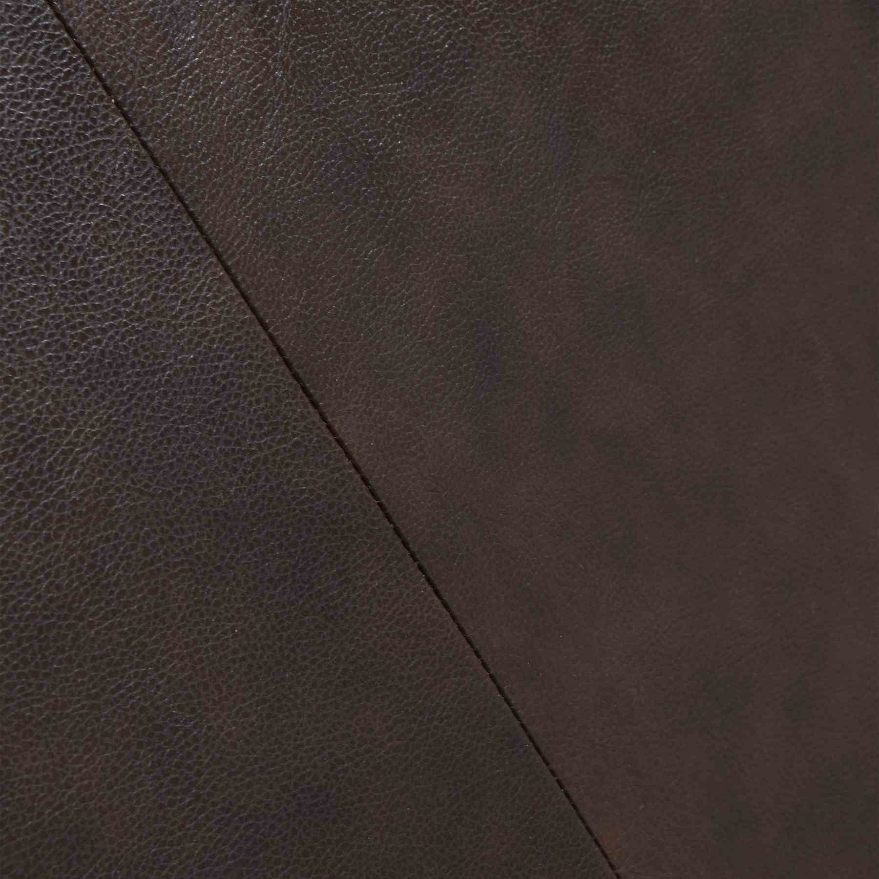 Vincenza 85" Dark Brown Leather Sofa - Image 7