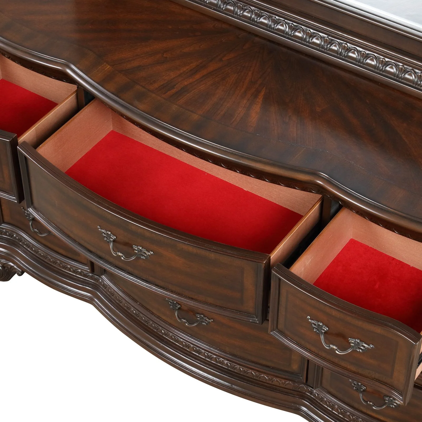 Vintage King 4 Pc Bedroom Set - Image 11