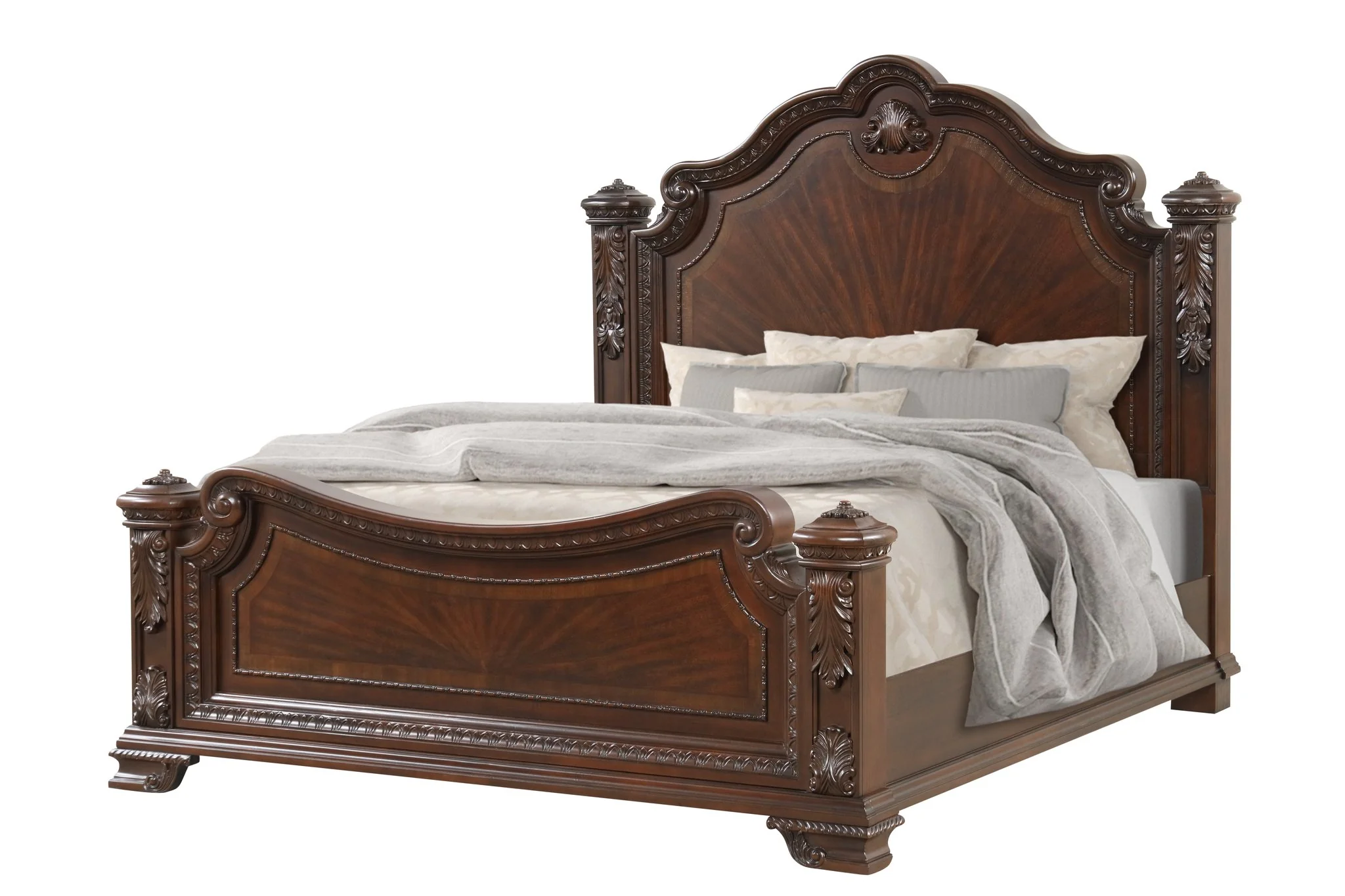 Vintage King 4 Pc Bedroom Set - Image 2