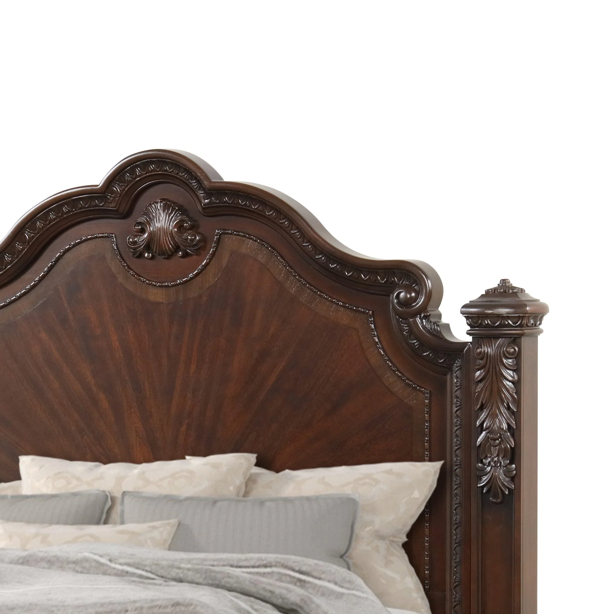 Vintage King 4 Pc Bedroom Set - Image 5