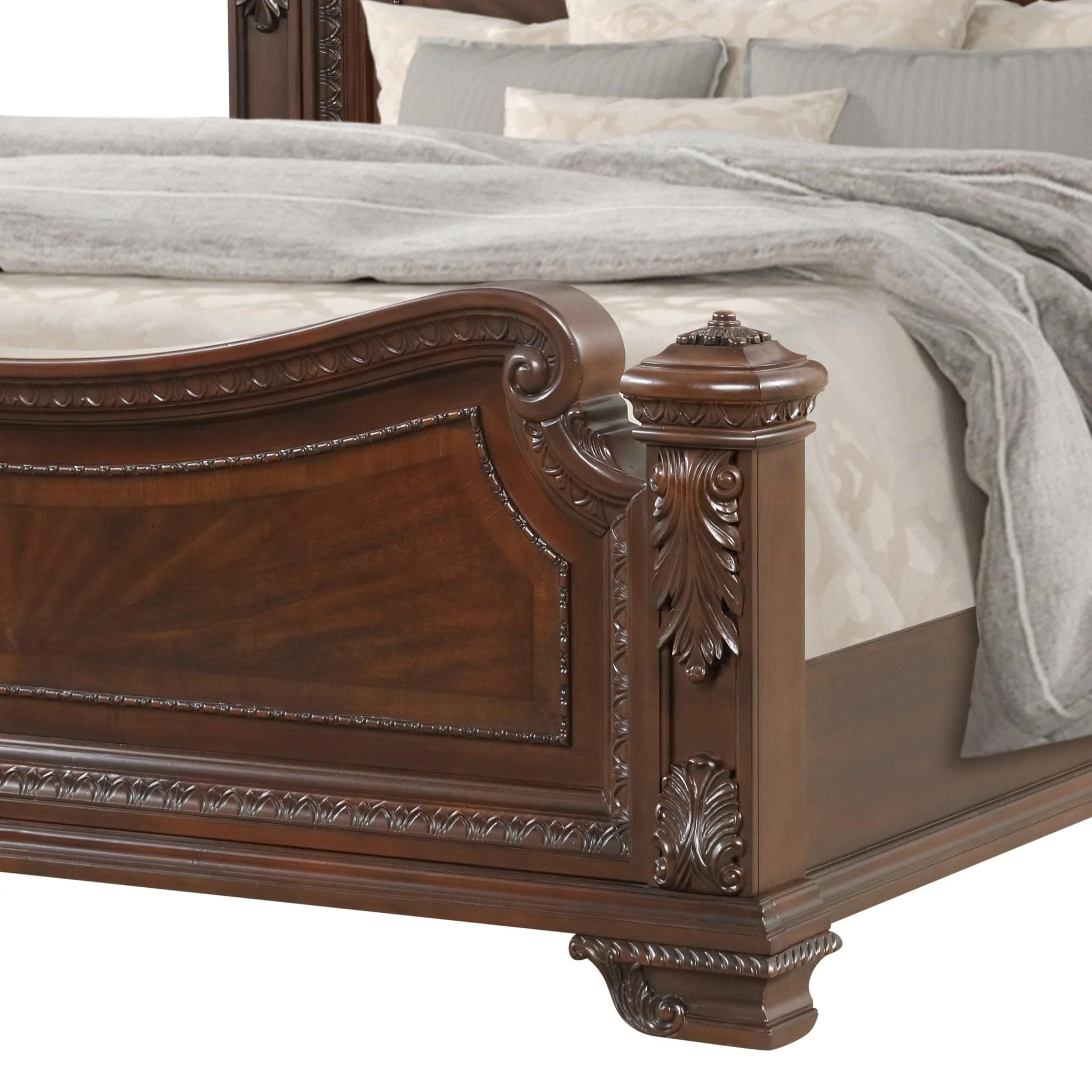 Vintage King 5 Pc Bedroom Set - Image 6
