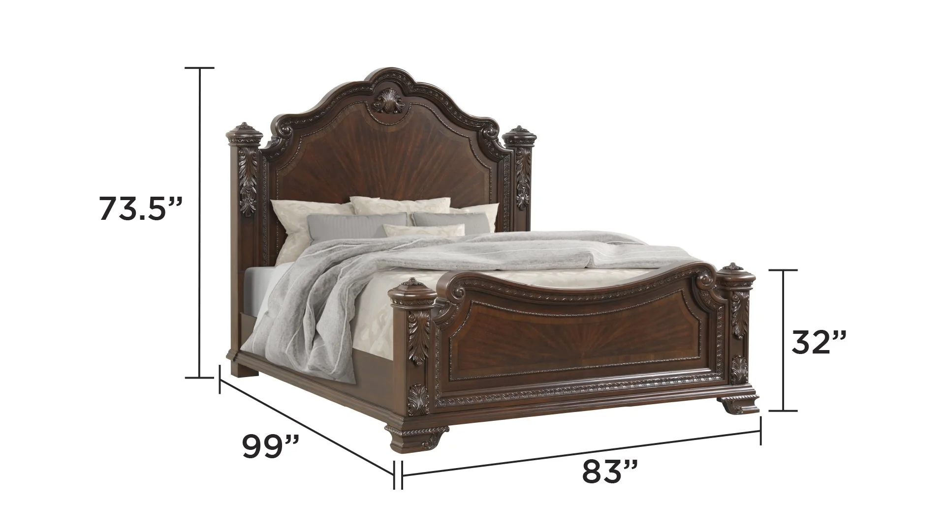 Vintage King Bed - Image 2