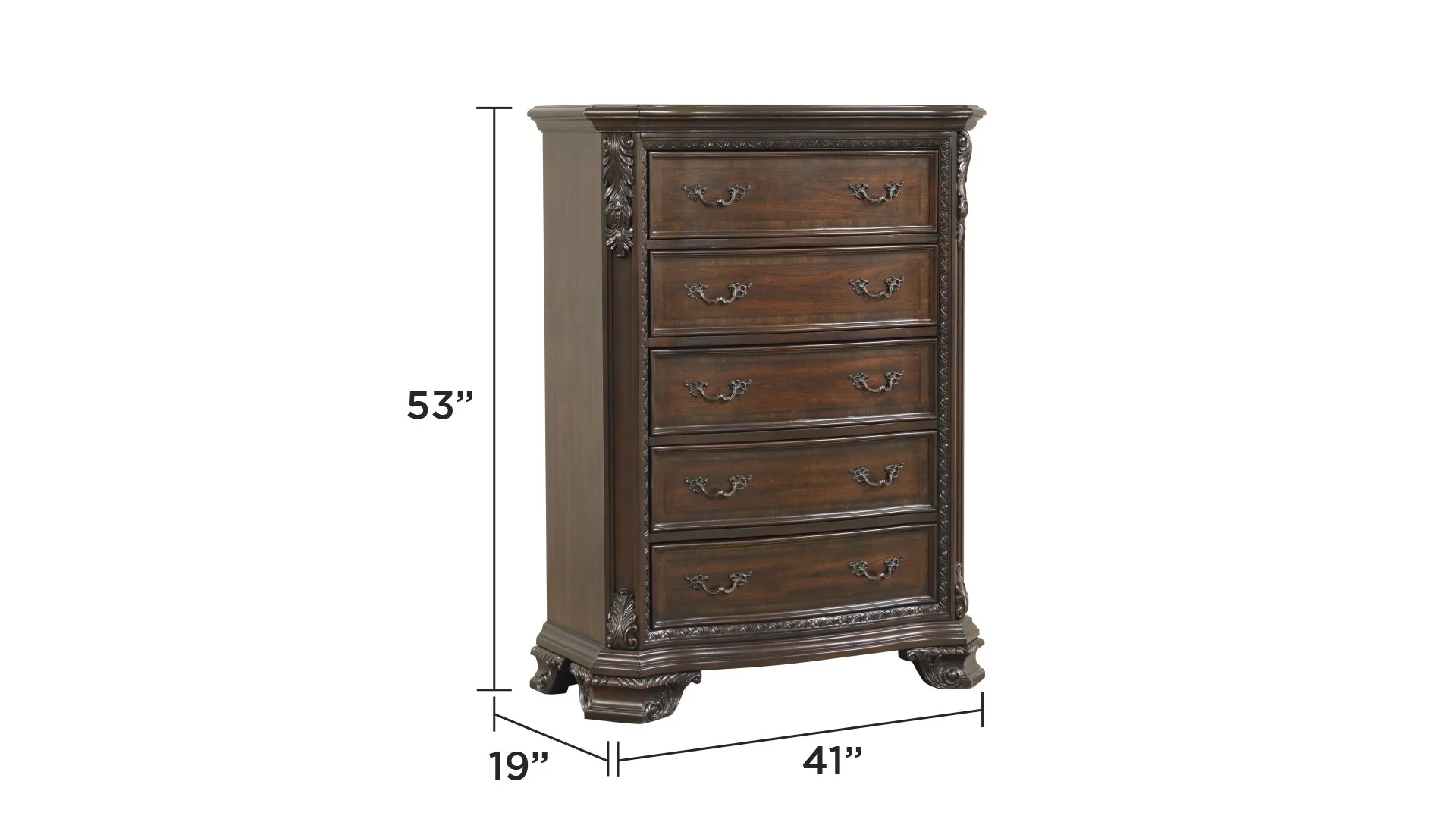 Vintage Queen 5 Pc Bedroom Set - Image 21