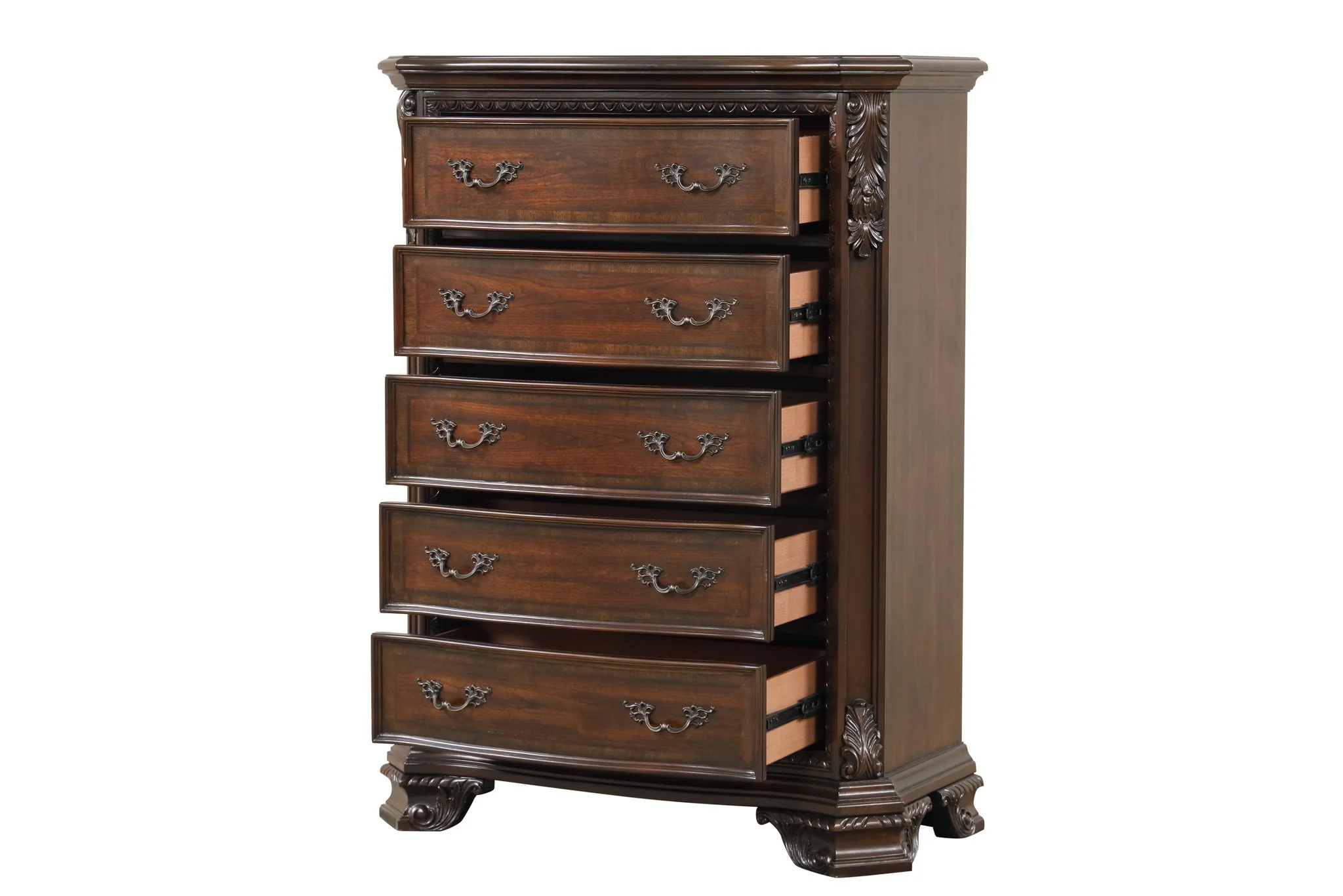 Vintage Queen 5 Pc Bedroom Set - Image 22