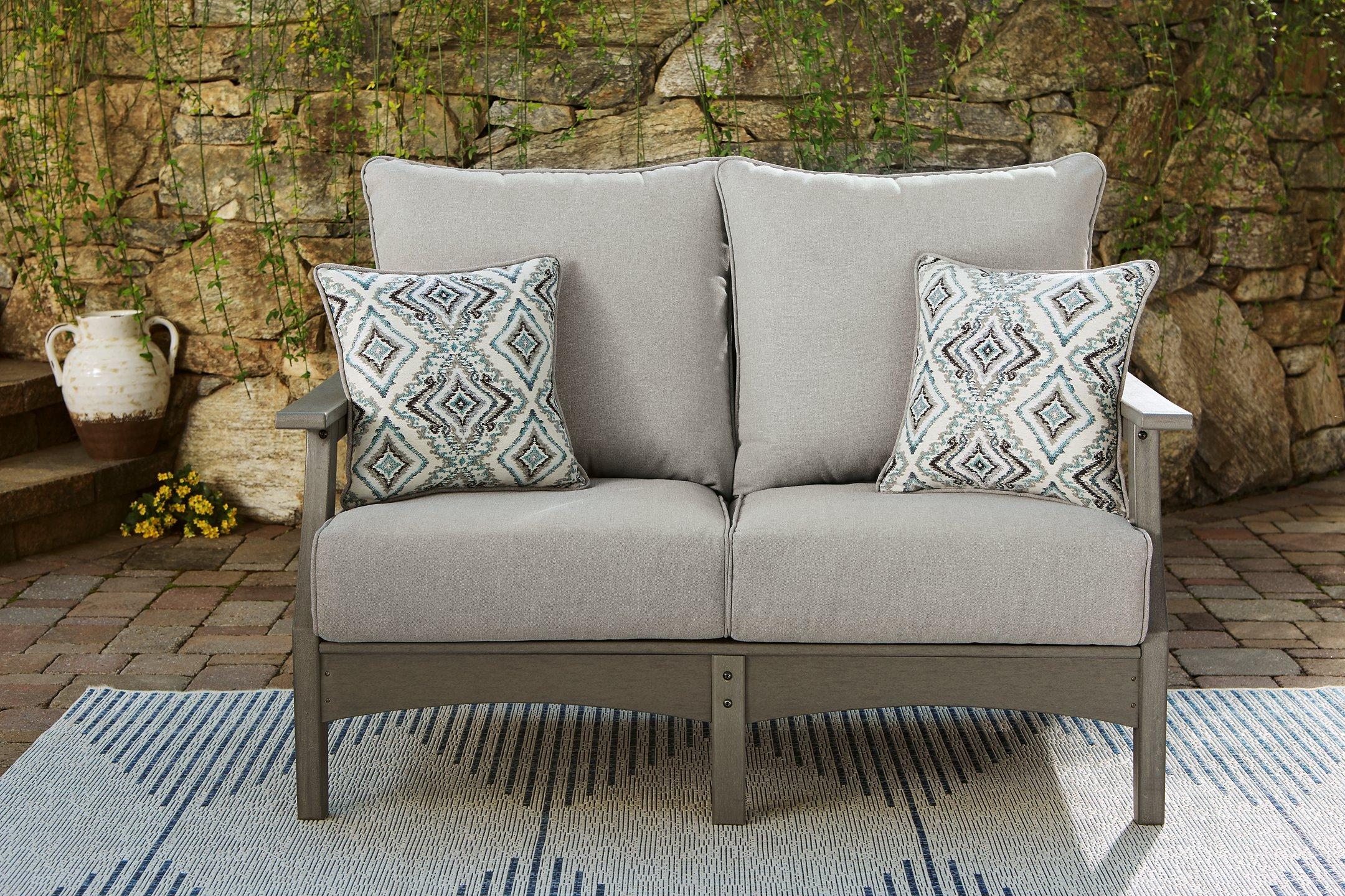Visola Outdoor Loveseat and Coffee Table - Image 9