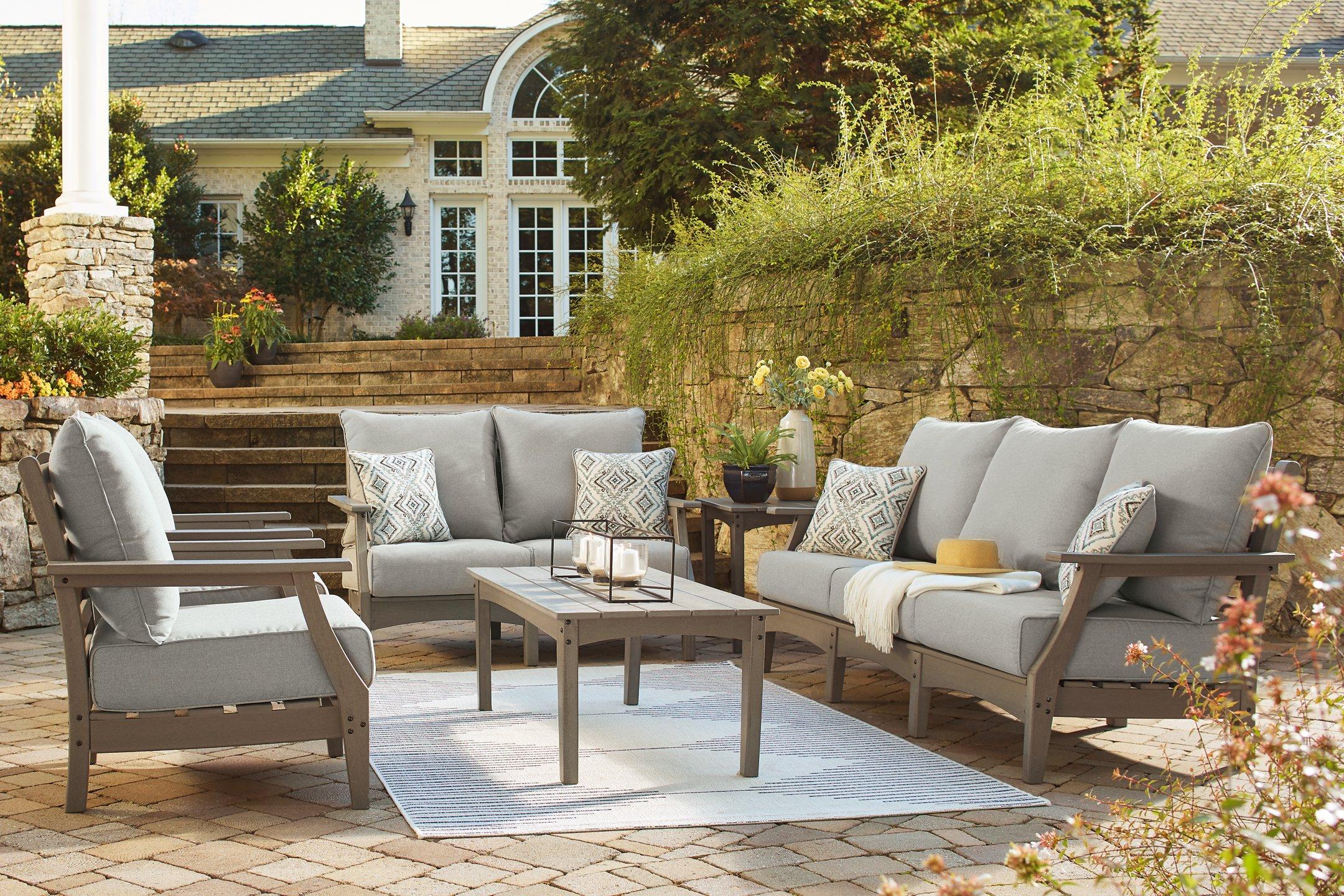 Visola Outdoor Sofa and Loveseat Set - Image 2