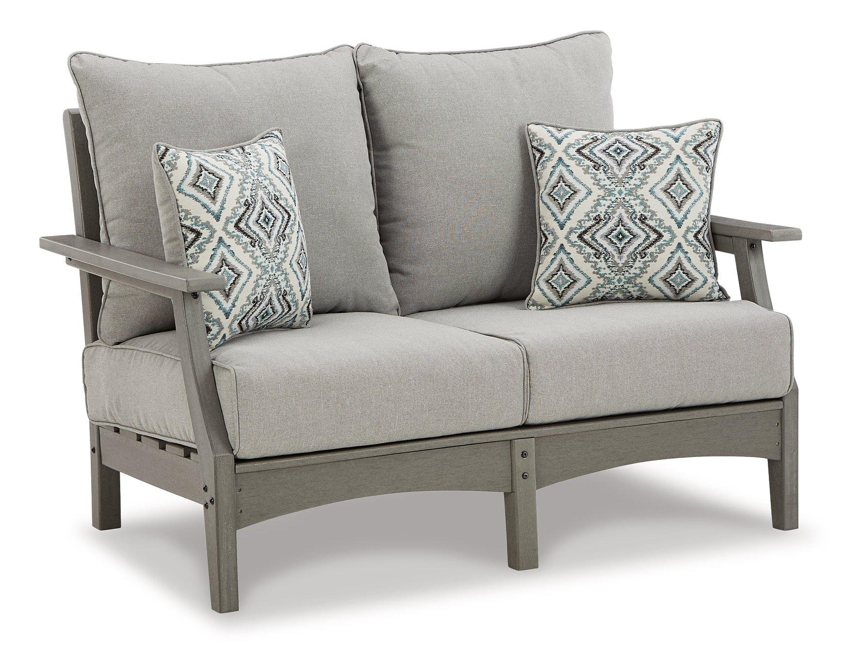 Visola Outdoor Sofa and Loveseat with Coffee Table - Image 6