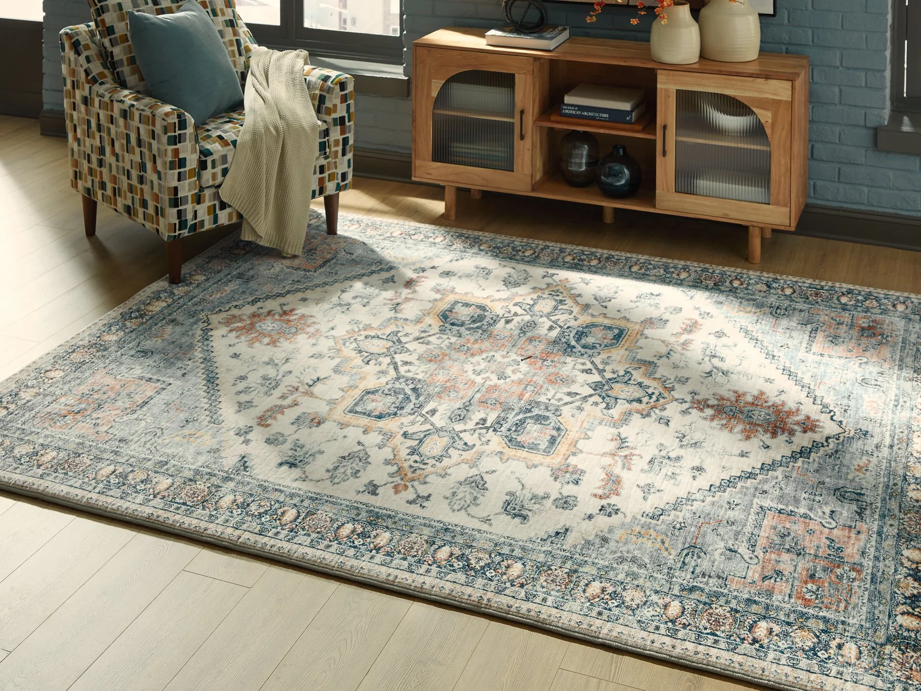 Wallney Area Rug - Image 8