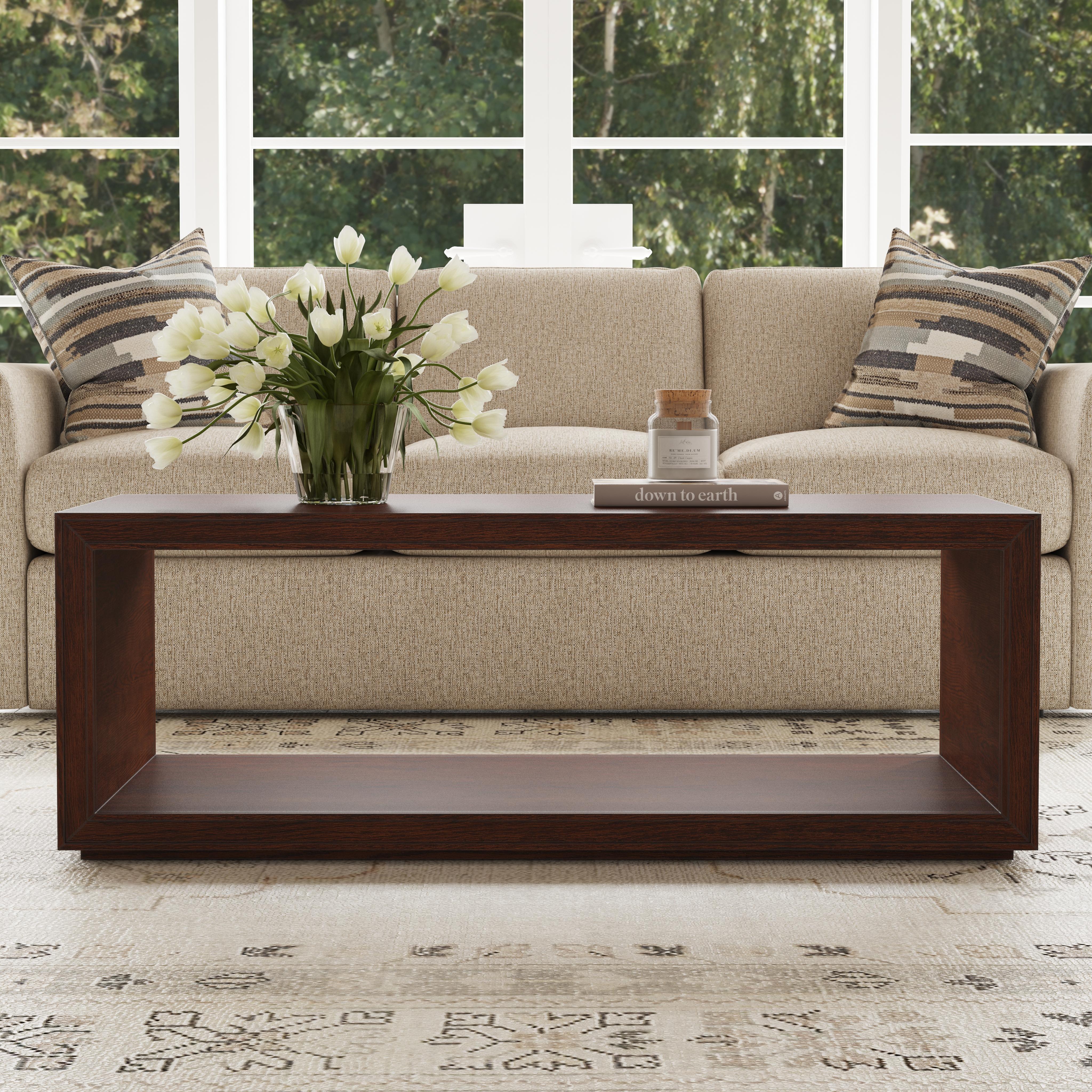 Waterfall W1026-0311 Rectangular Coffee Table with Casters - Image 3