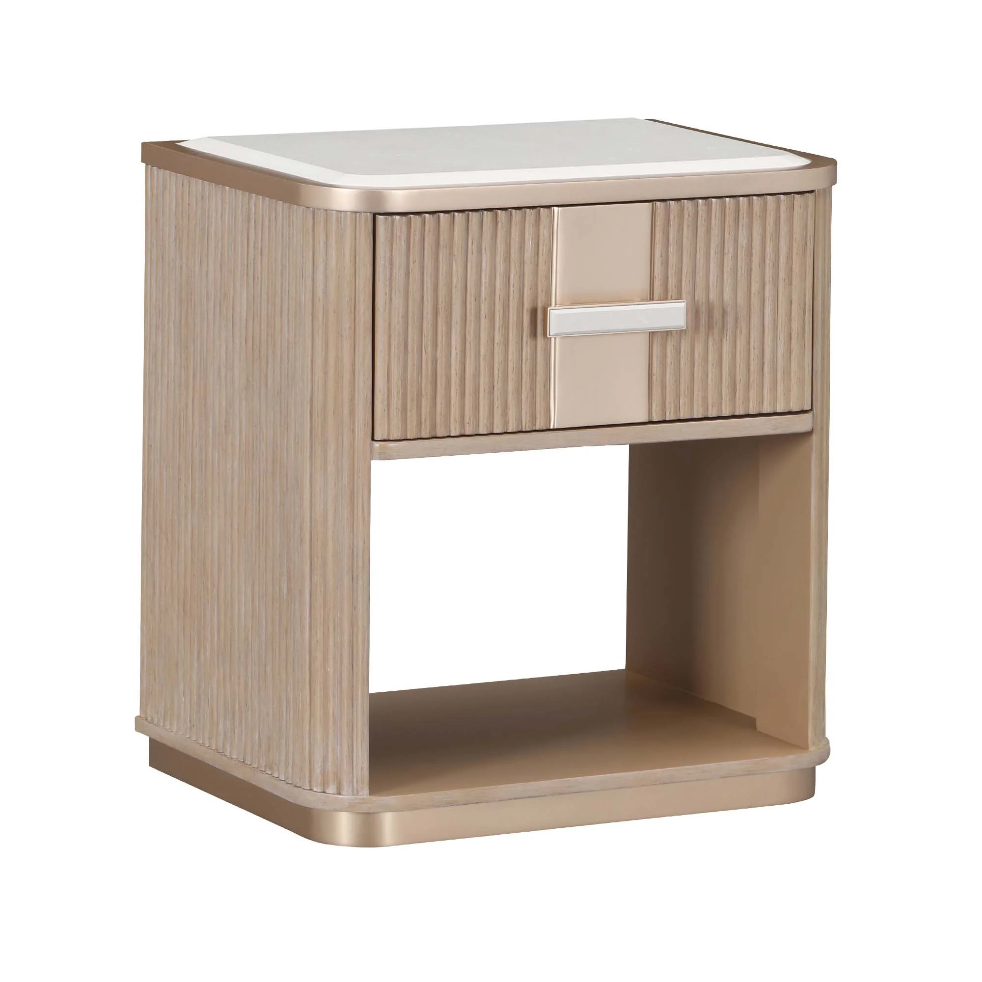 West Kensington 1-Drawer Nightstand - Sea Salt Caramel - Image 2