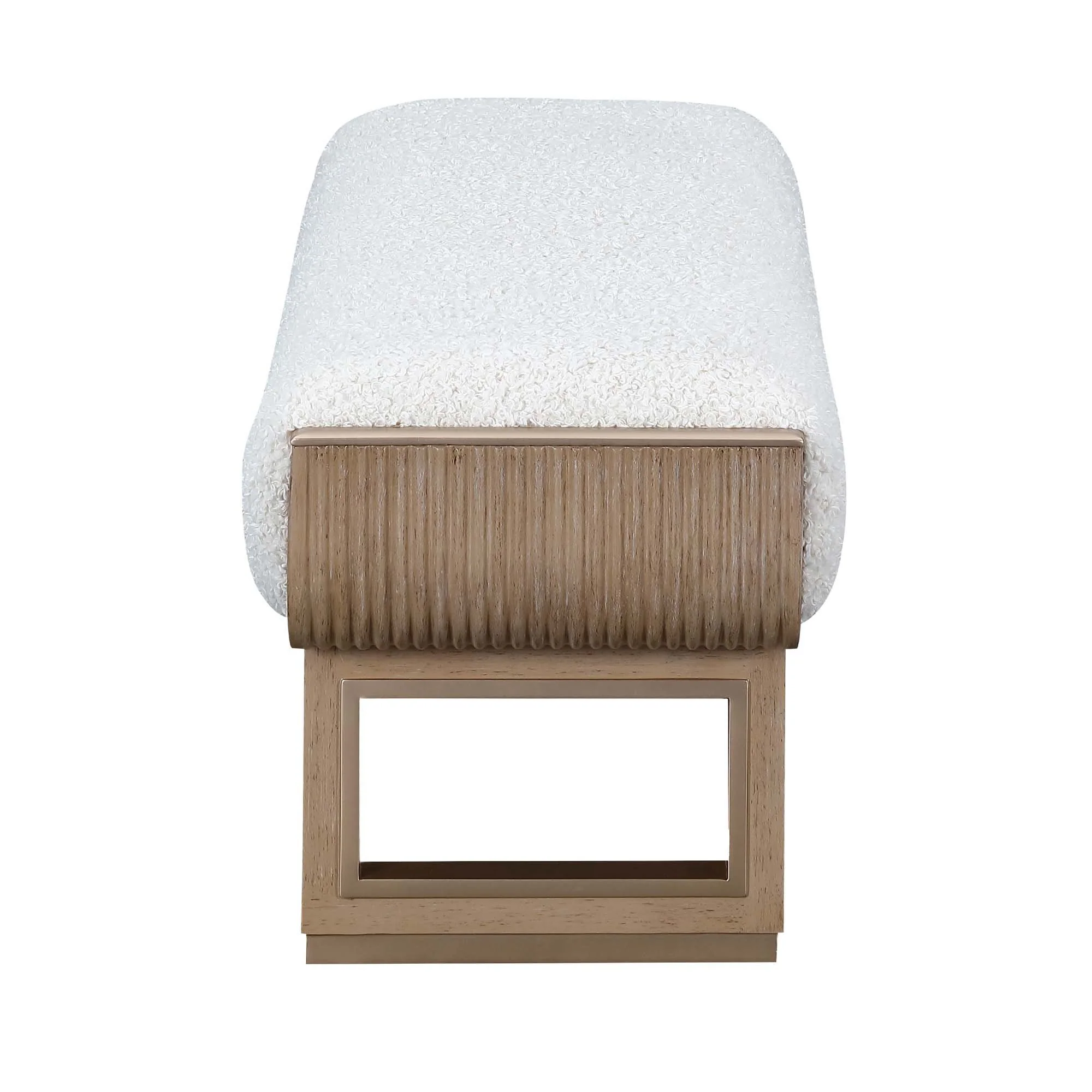 West Kensington Accent Bench - Sea Salt Caramel - Image 3