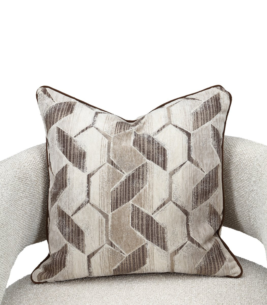 West Kensington Accent Chair - Buff/Medium Espresso - Image 12