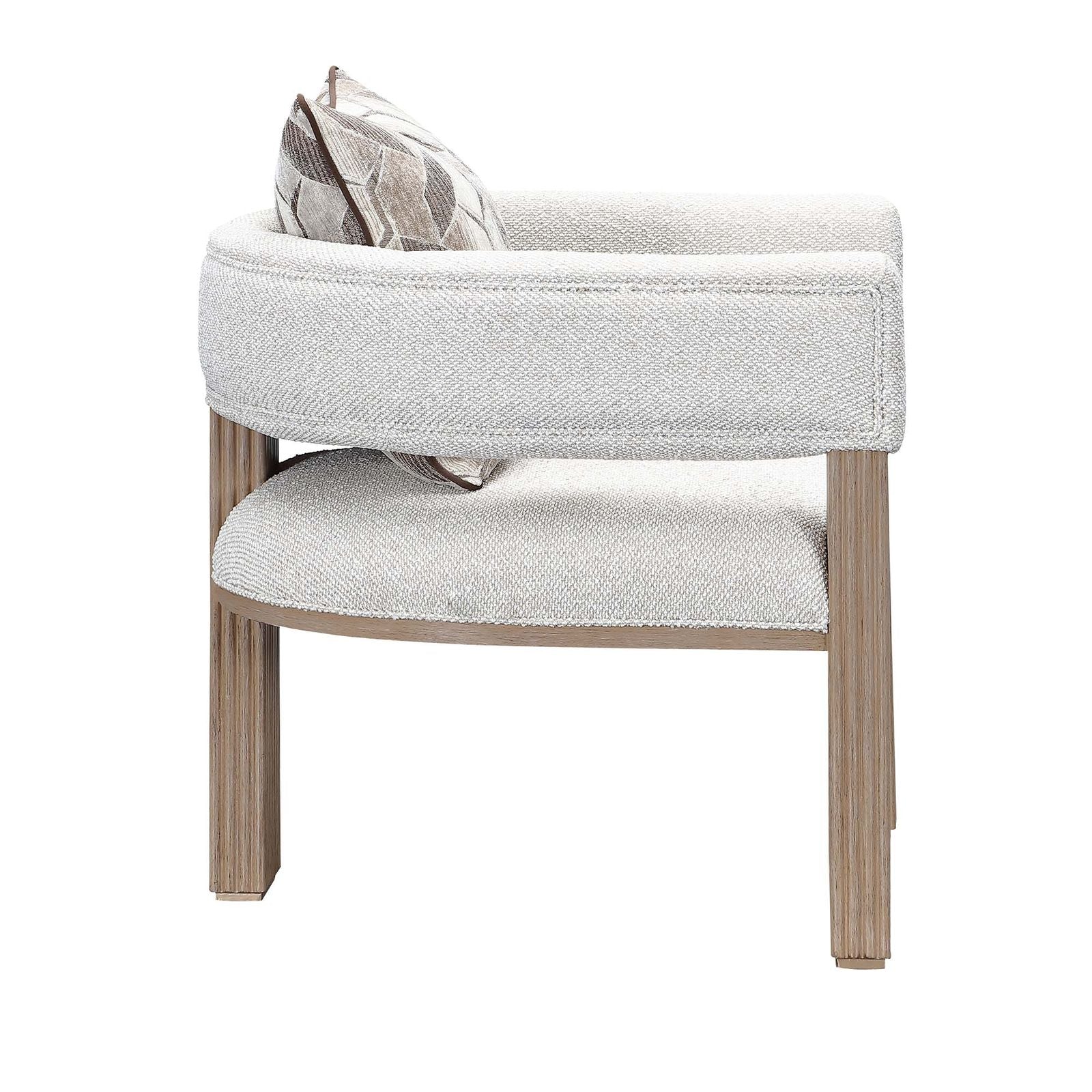 West Kensington Accent Chair - Buff/Seal Salt Caramel - Image 3