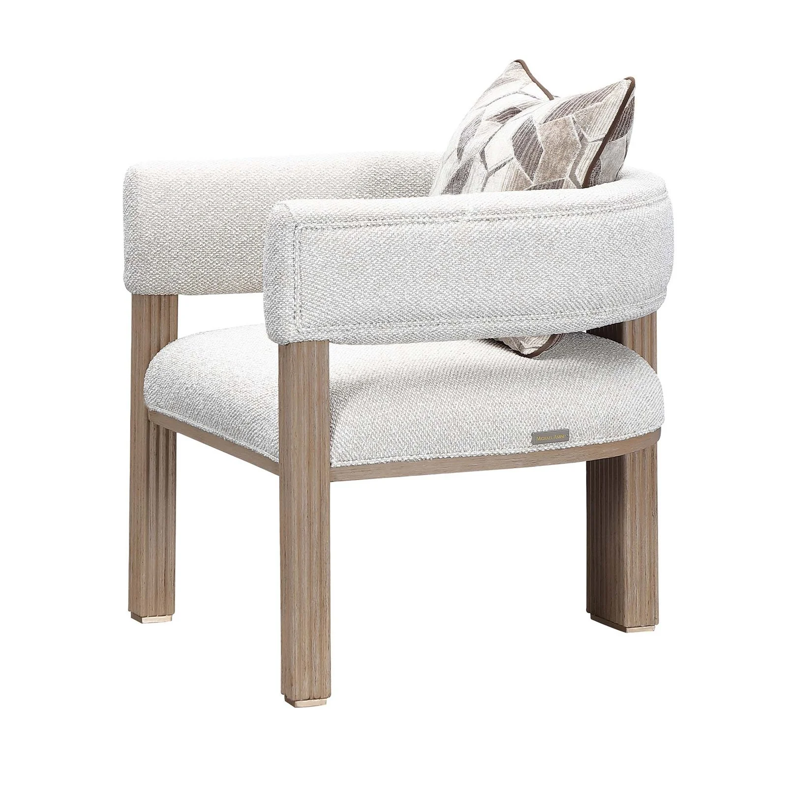 West Kensington Accent Chair - Buff/Seal Salt Caramel - Image 8