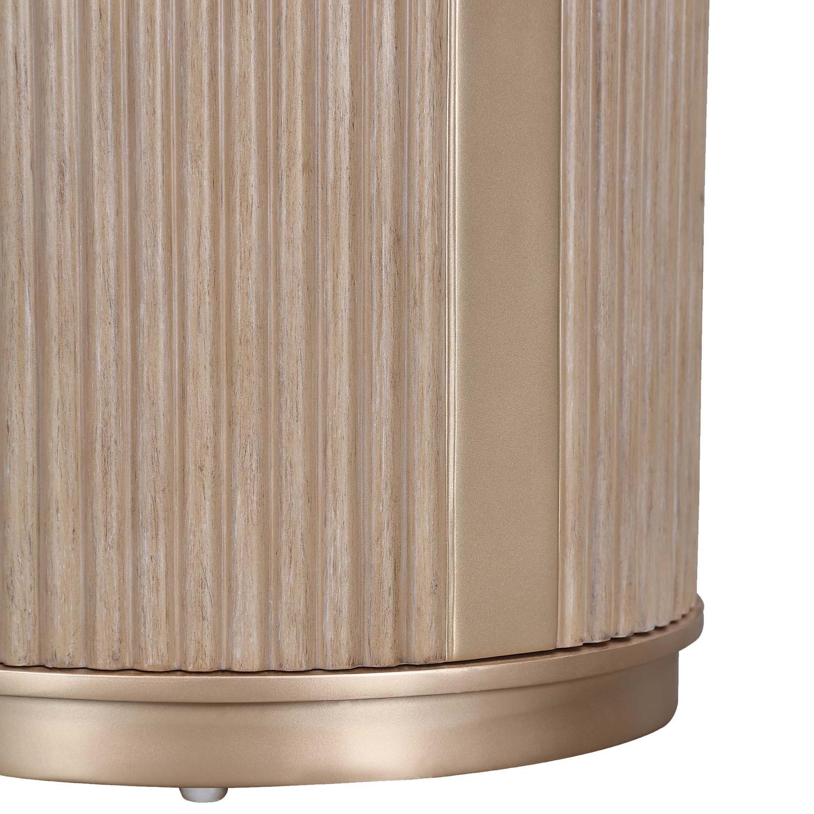 West Kensington Chairside Table - Sea Salt Caramel - Image 5