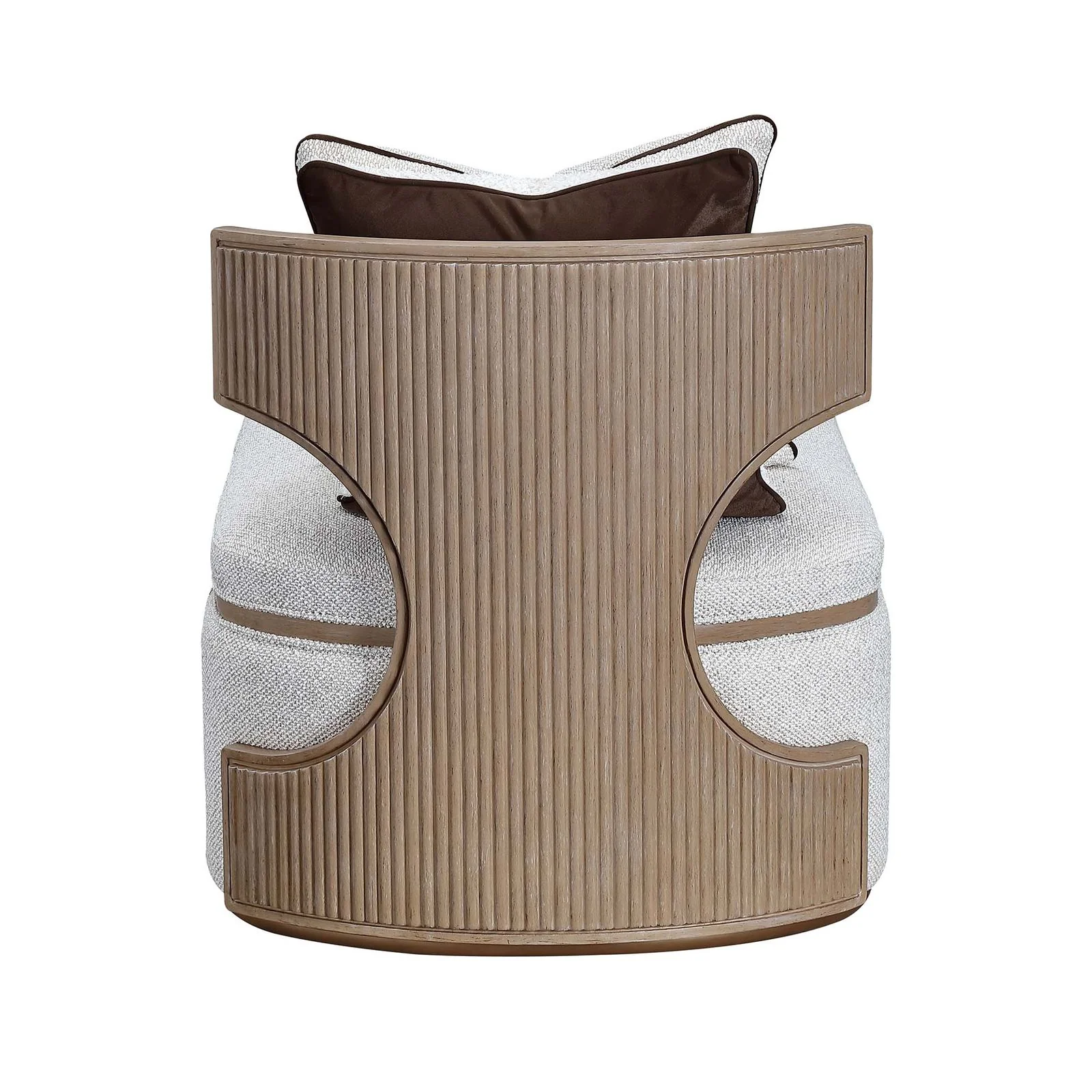 West Kensington Chaise - Buff/Seal Salt Caramel - Image 6