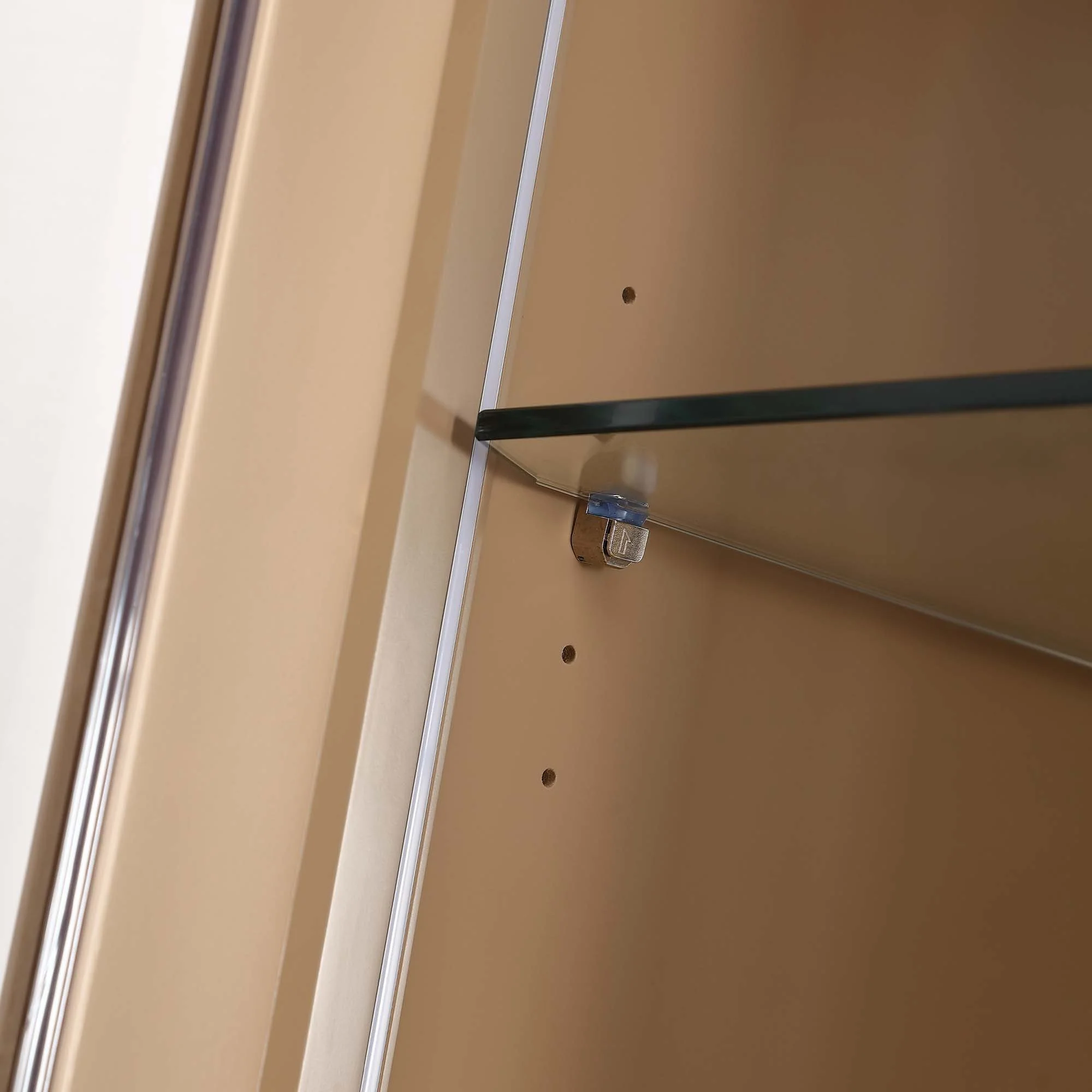 West Kensington Display Cabinet - Sea Salt Caramel - Image 12