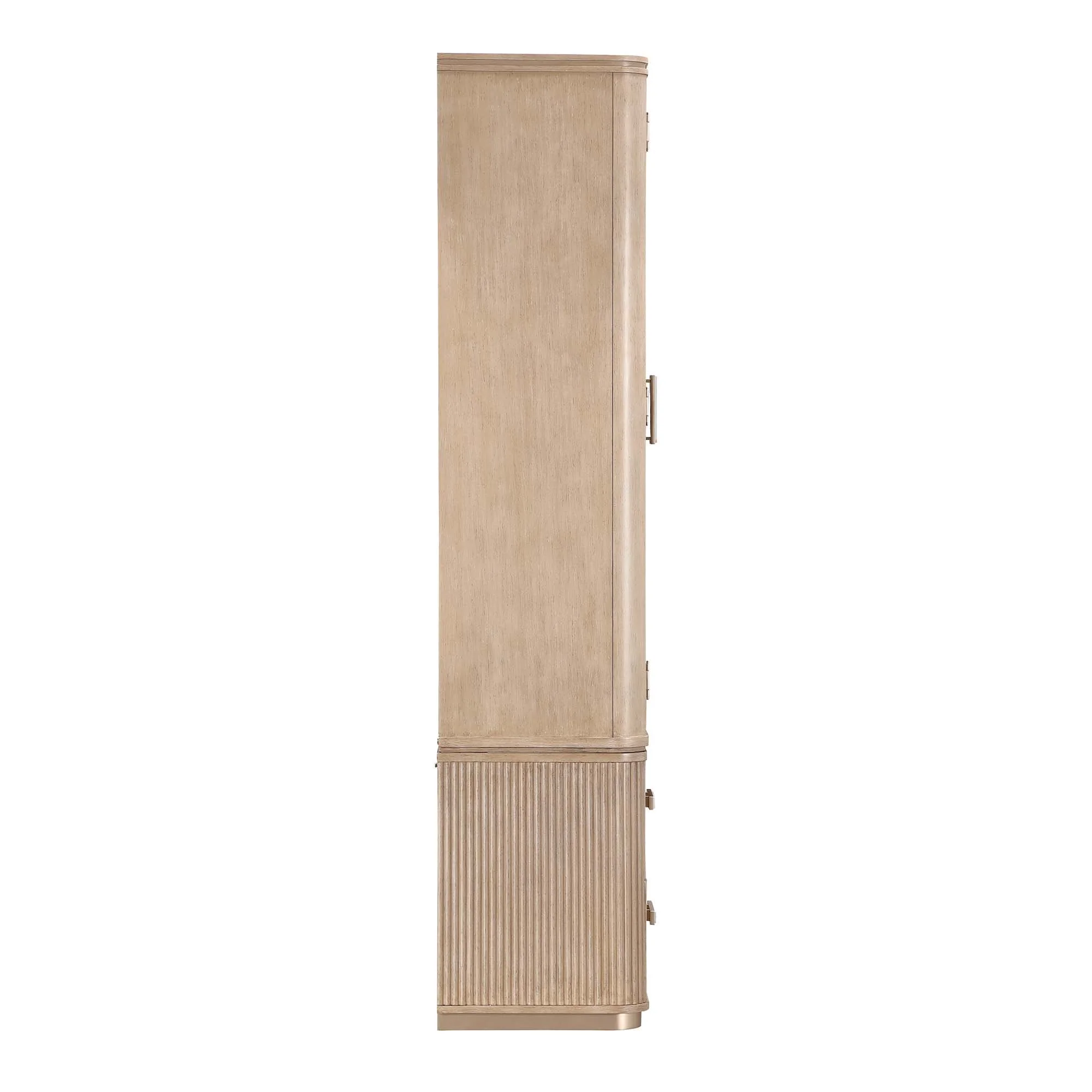 West Kensington Display Cabinet - Sea Salt Caramel - Image 5
