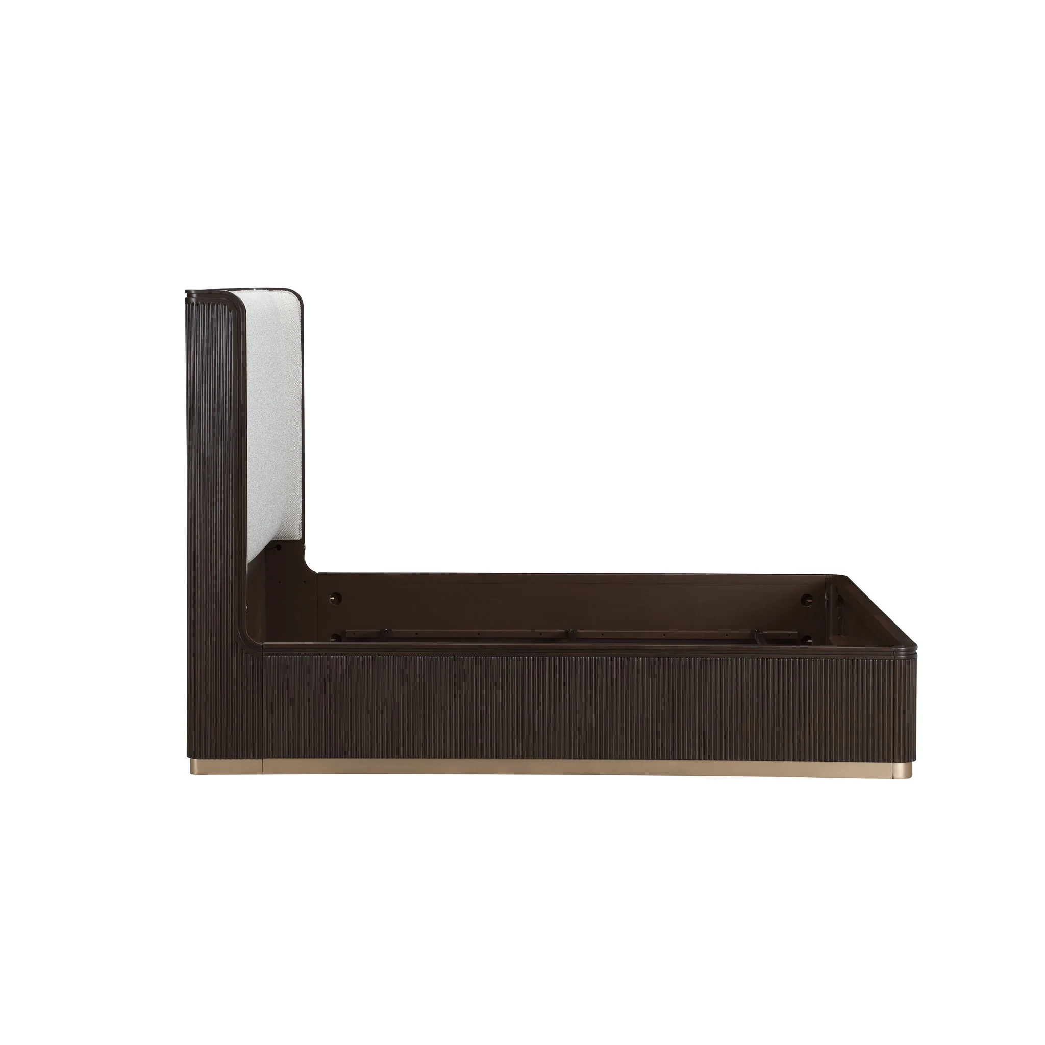 West Kensington Eastern King Bed - Buff/Medium Espresso - Image 3