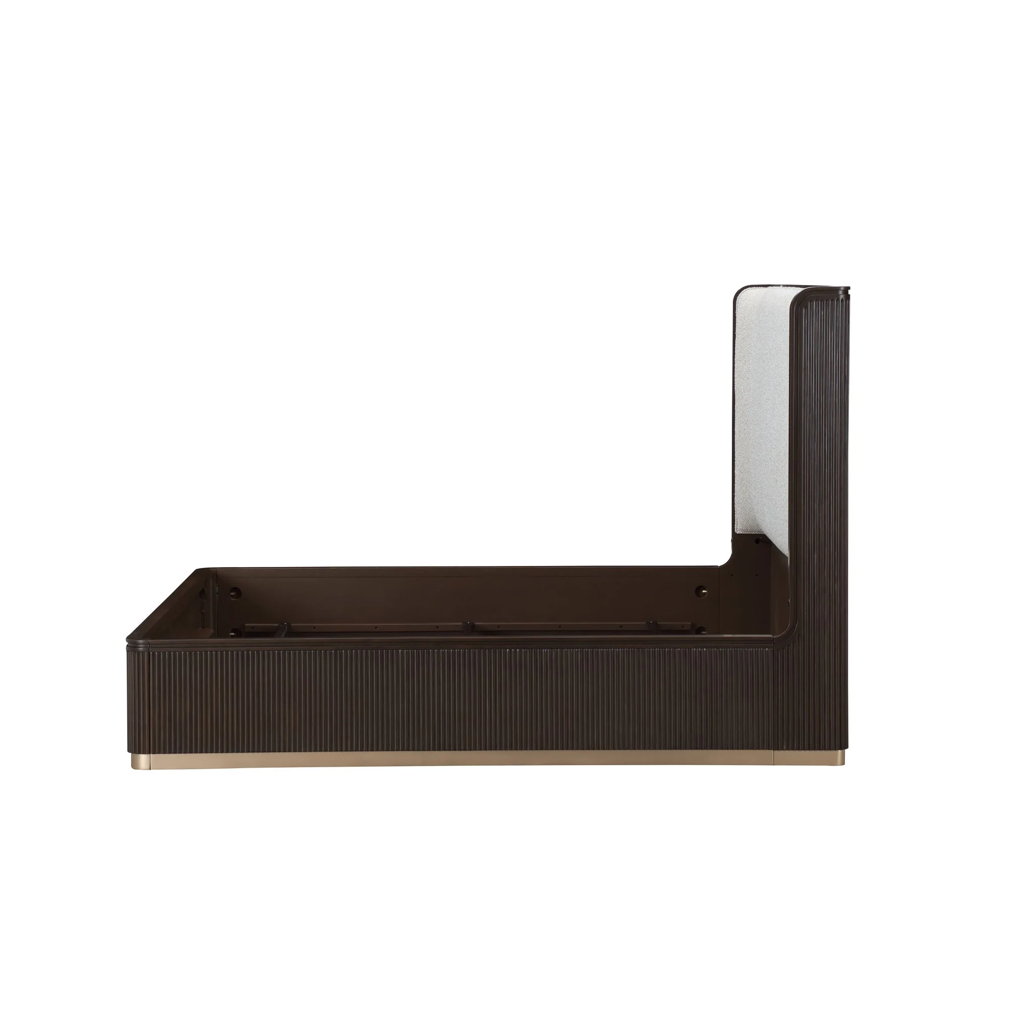 West Kensington Eastern King Bed - Buff/Medium Espresso - Image 4