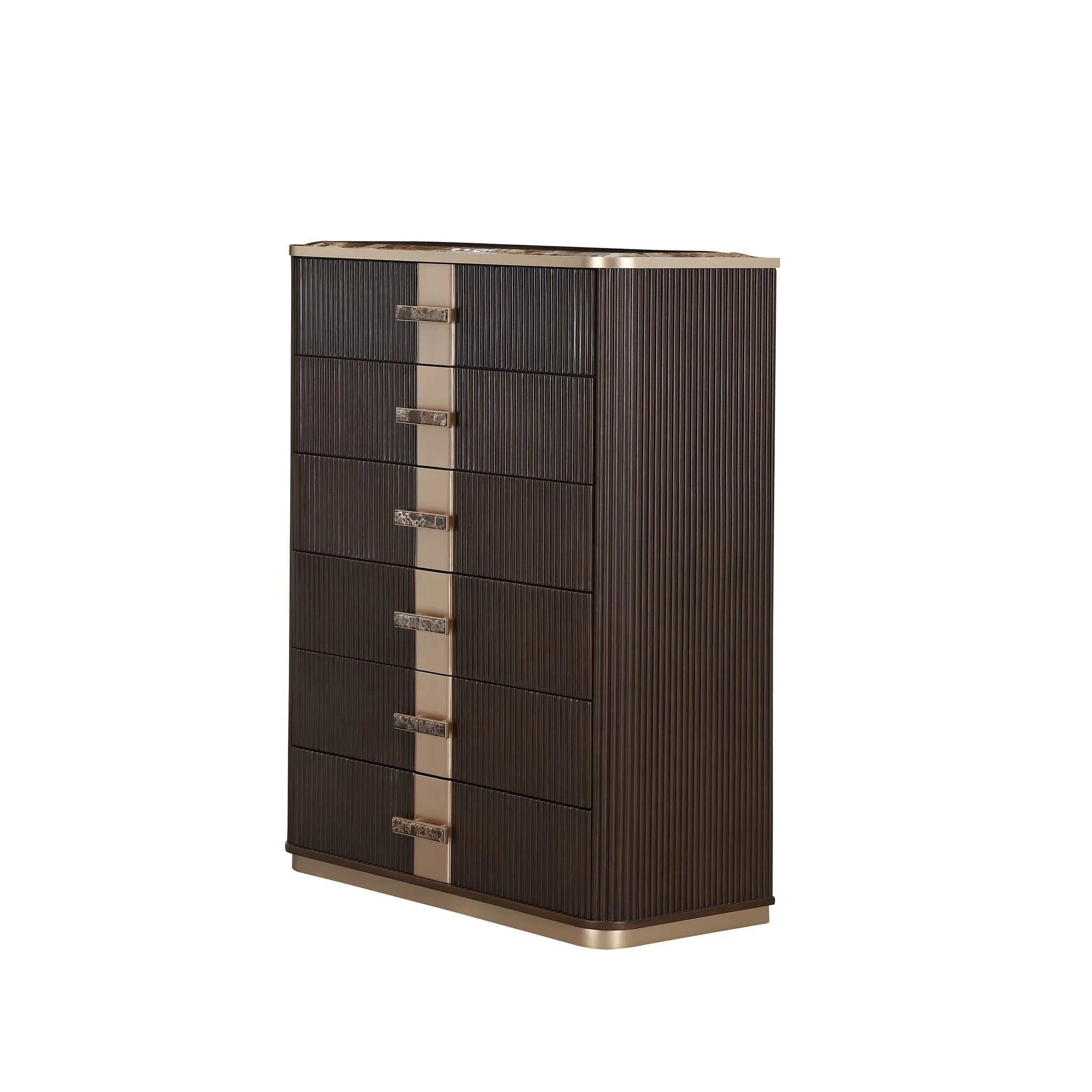 West Kensington Highboy Chest Medium Espresso - Image 10