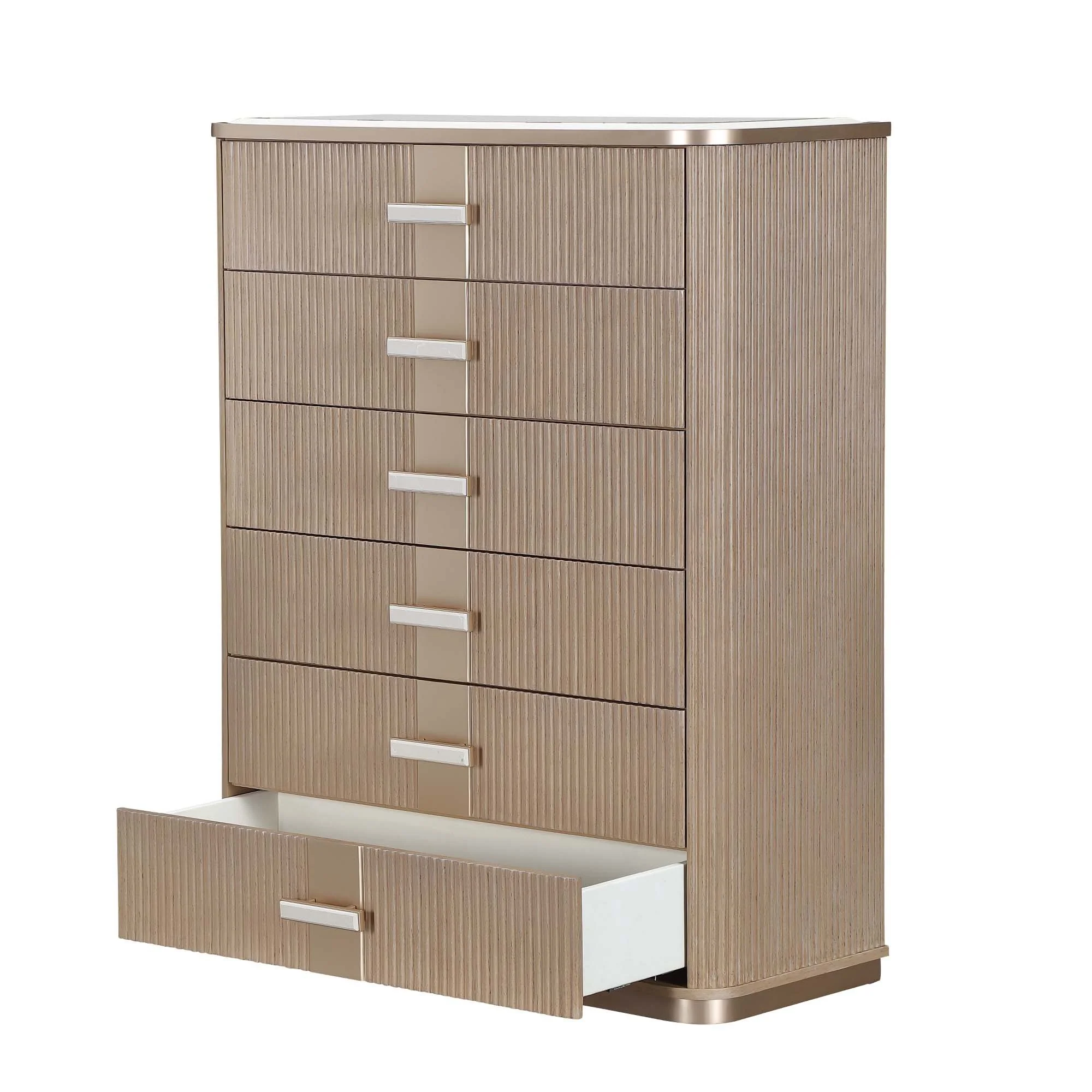 West Kensington Highboy Chest - Sea Salt Caramel - Image 7