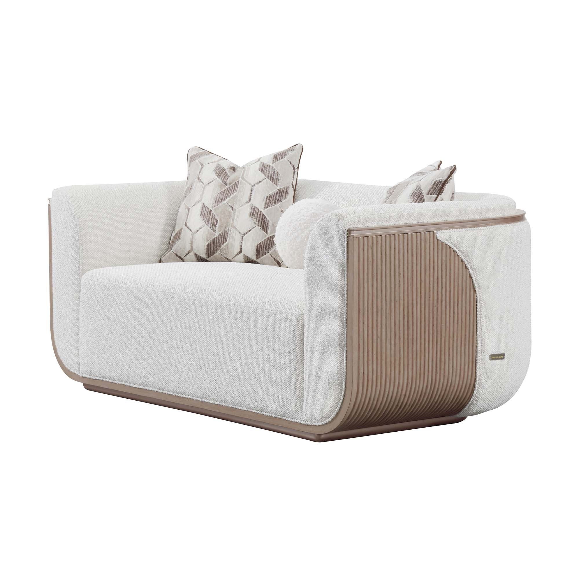 West Kensington Loveseat - Buff/Seal Salt Caramel - Image 6