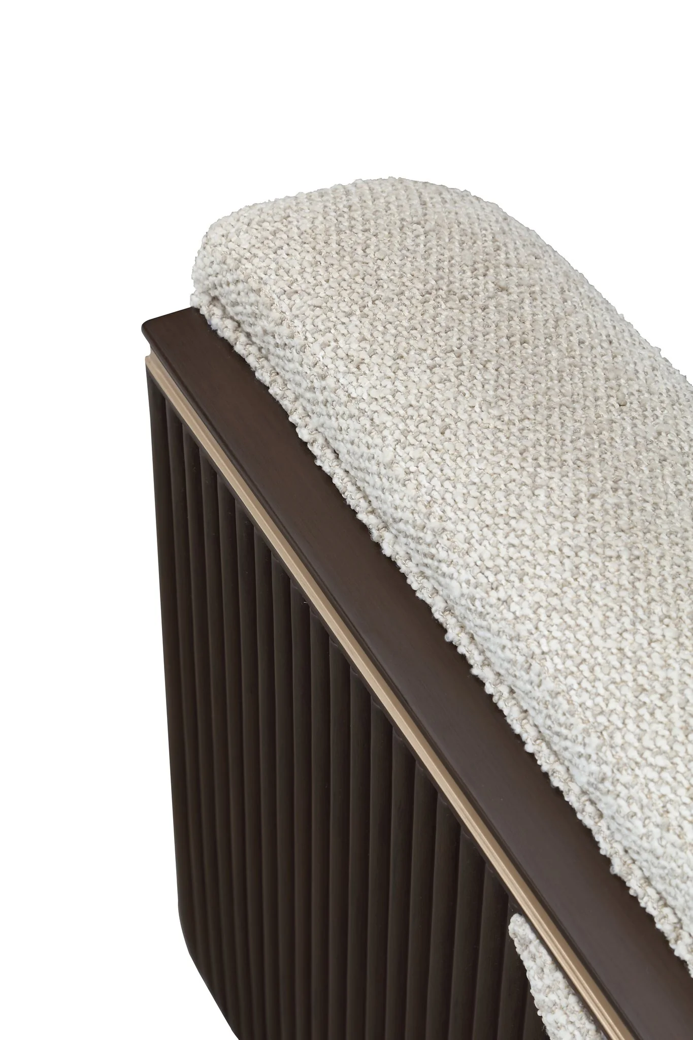 West Kensington Matching Chair - Buff/Medium Espresso - Image 13