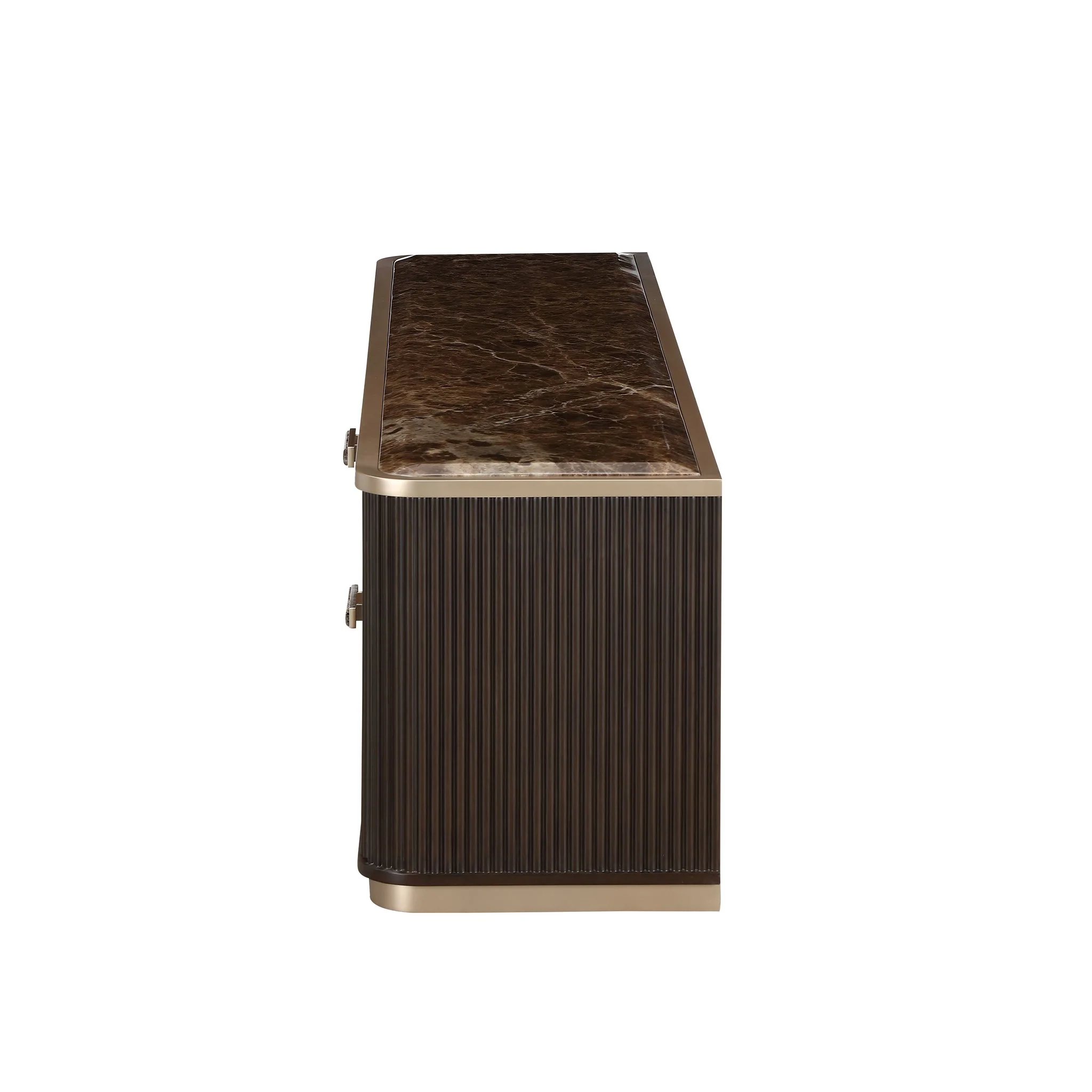 West Kensington Media Cabinet - Medium Espresso - Image 3