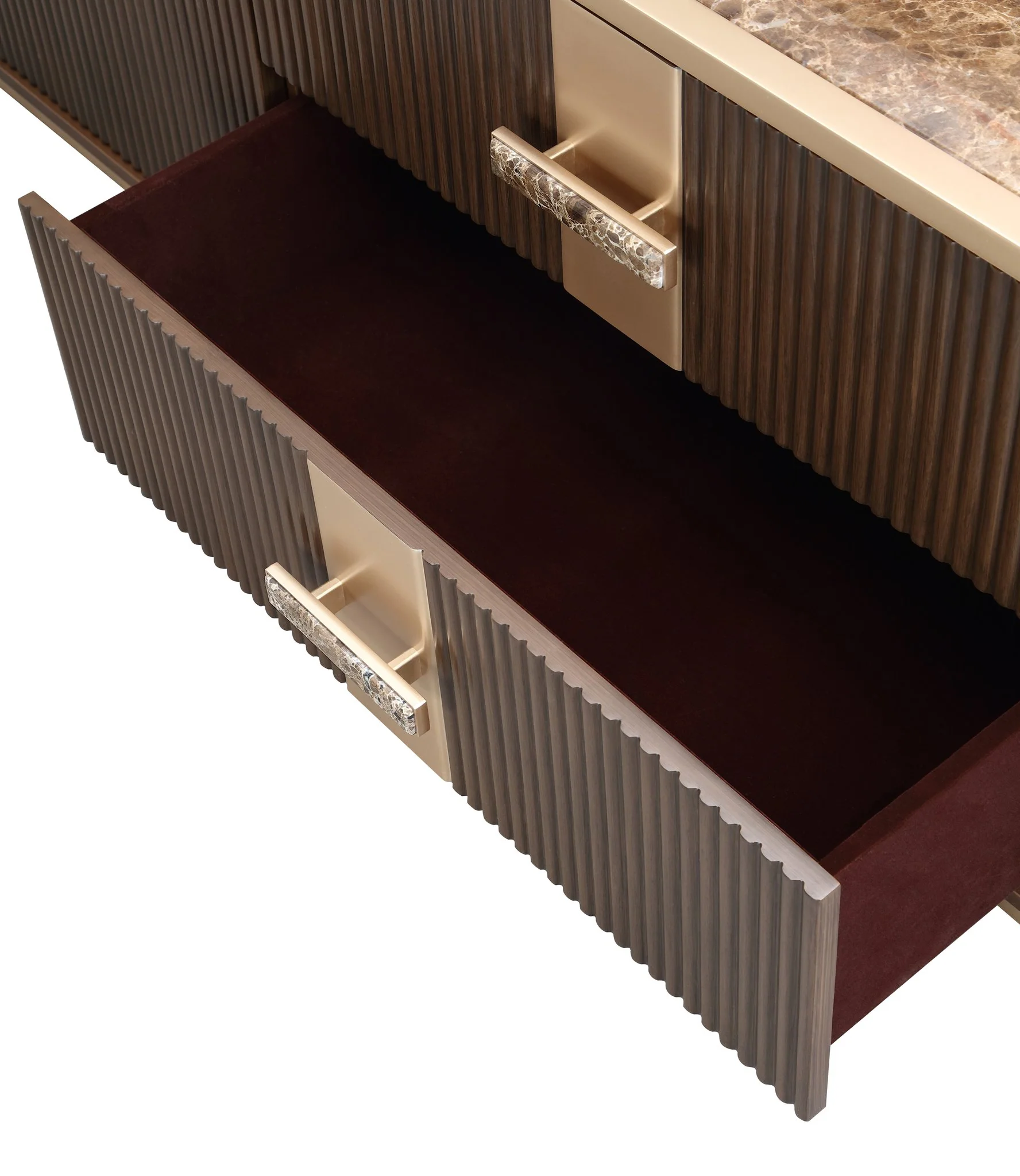 West Kensington Media Cabinet - Medium Espresso - Image 6