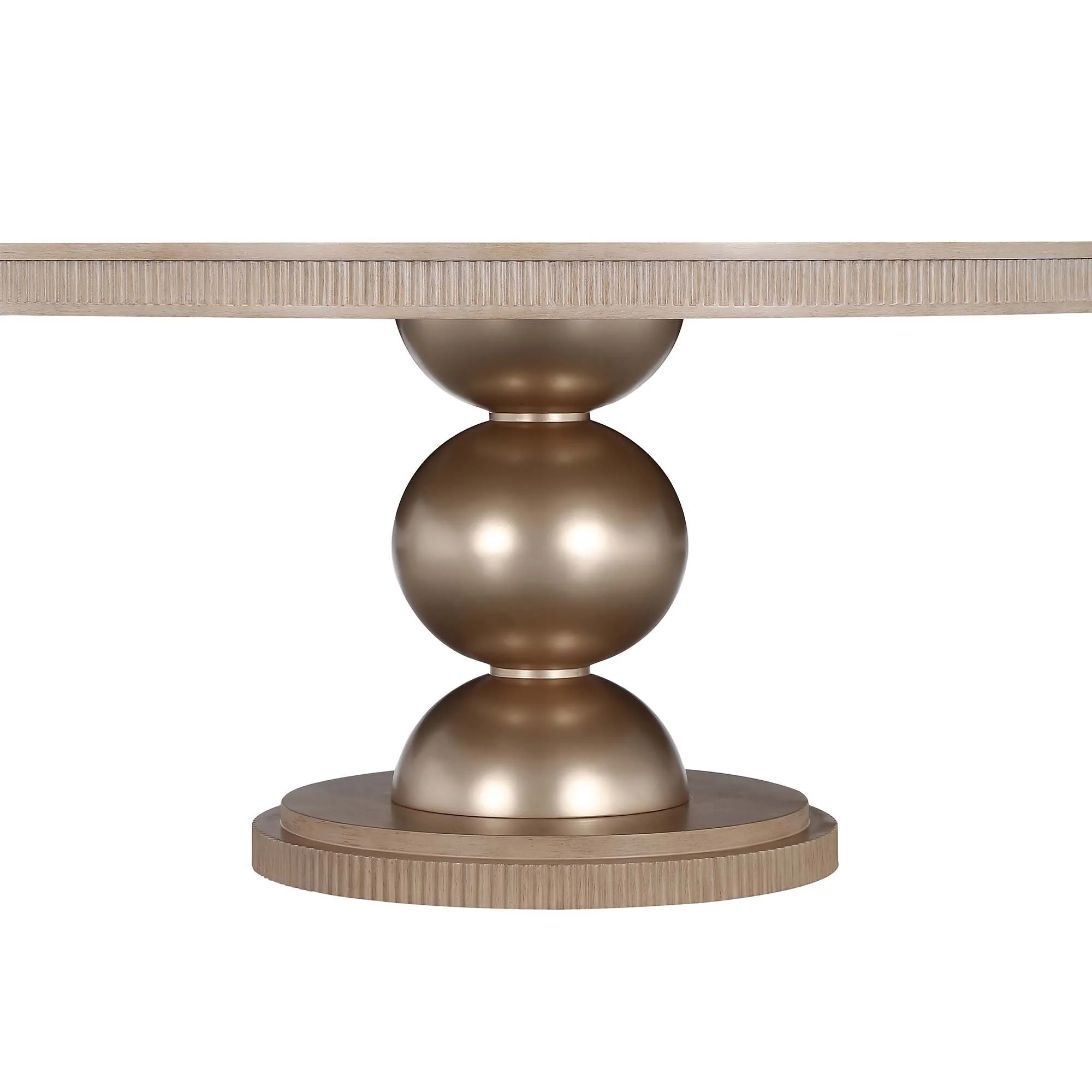 West Kensington Round Dining Table - Sea Salt Caramel - Image 2