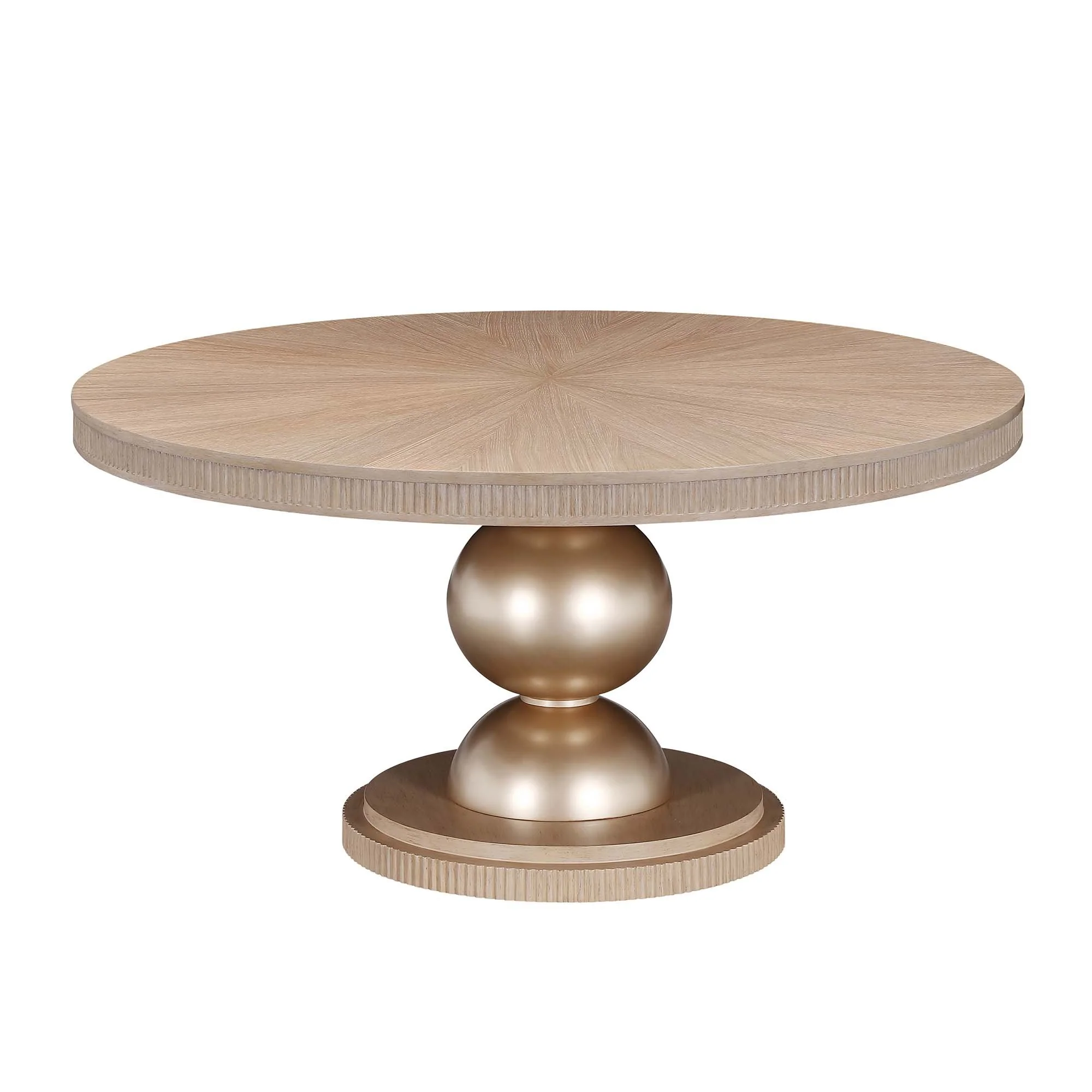 West Kensington Round Dining Table - Sea Salt Caramel - Image 8