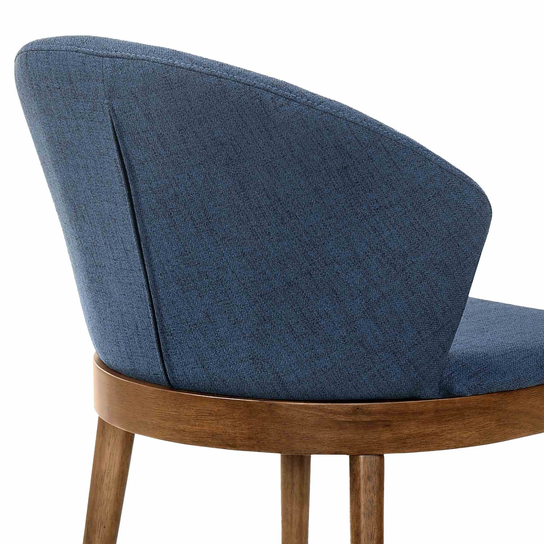 Westmont and Juno Blue and Walnut 5 Piece Dining Set - Image 6