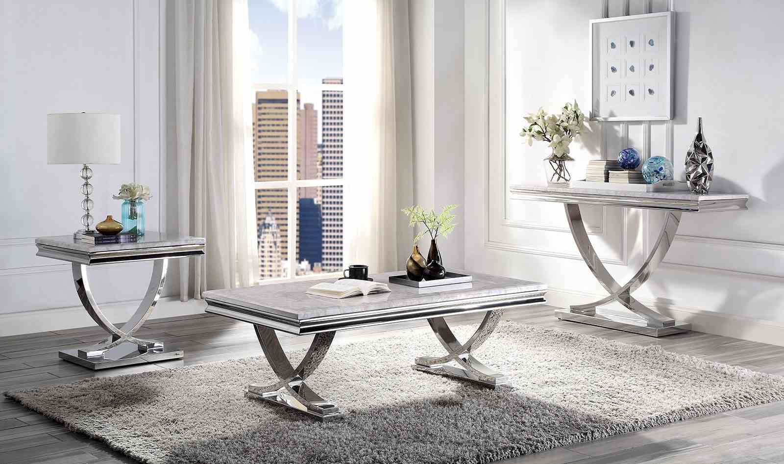 Wettingen Sofa Table, Chrome - Image 2