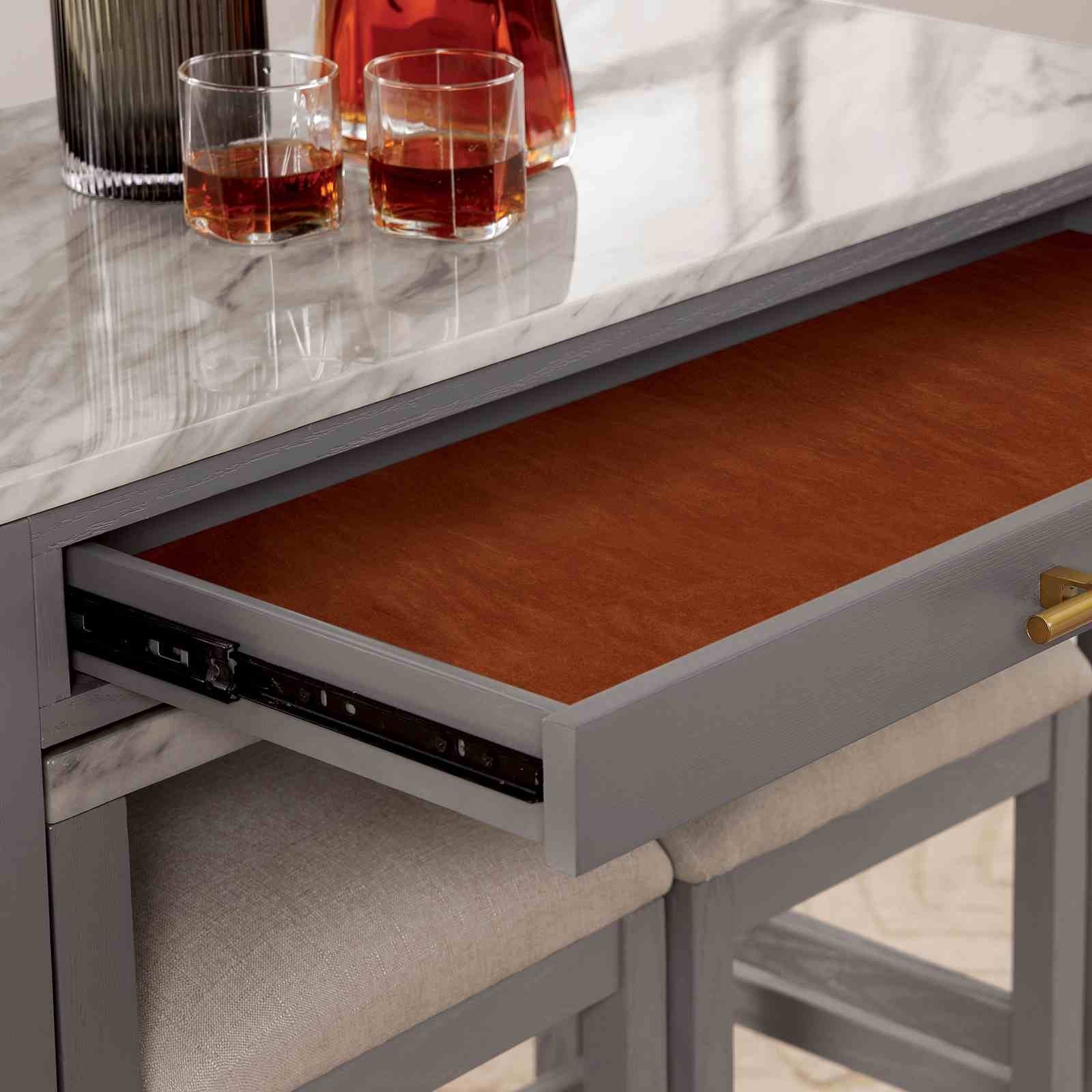 Whitehall 5 Pc. Counter Ht. Table Set - Image 3