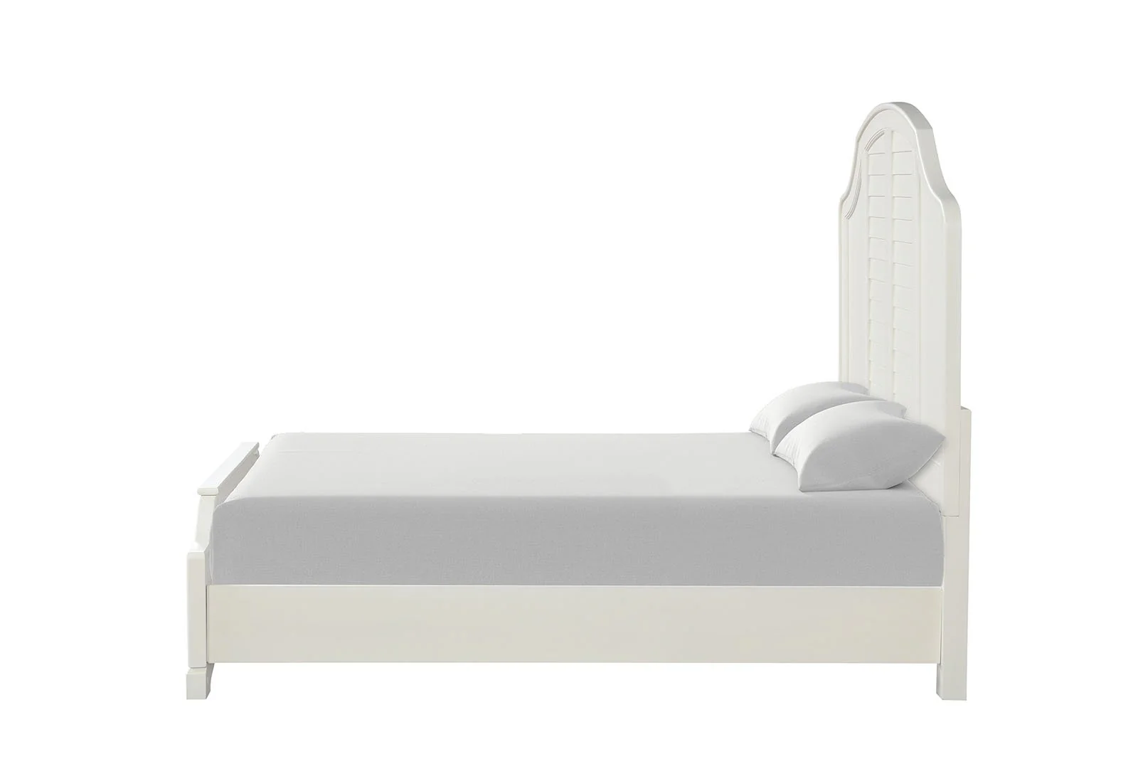 Whitehaven E.King Bed, Antique White - Image 5