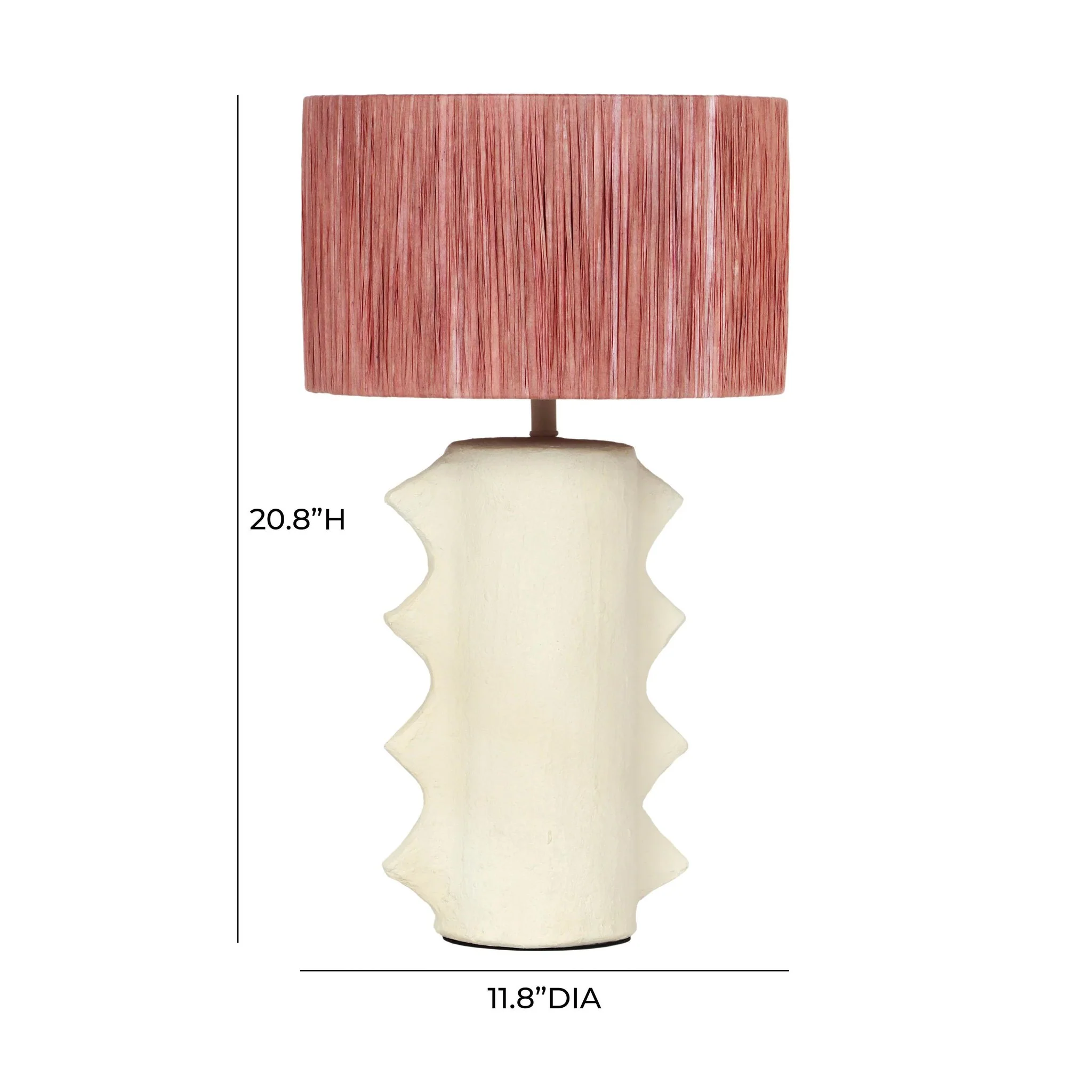 Wild Thing Papier Mache Table Lamp - Image 6